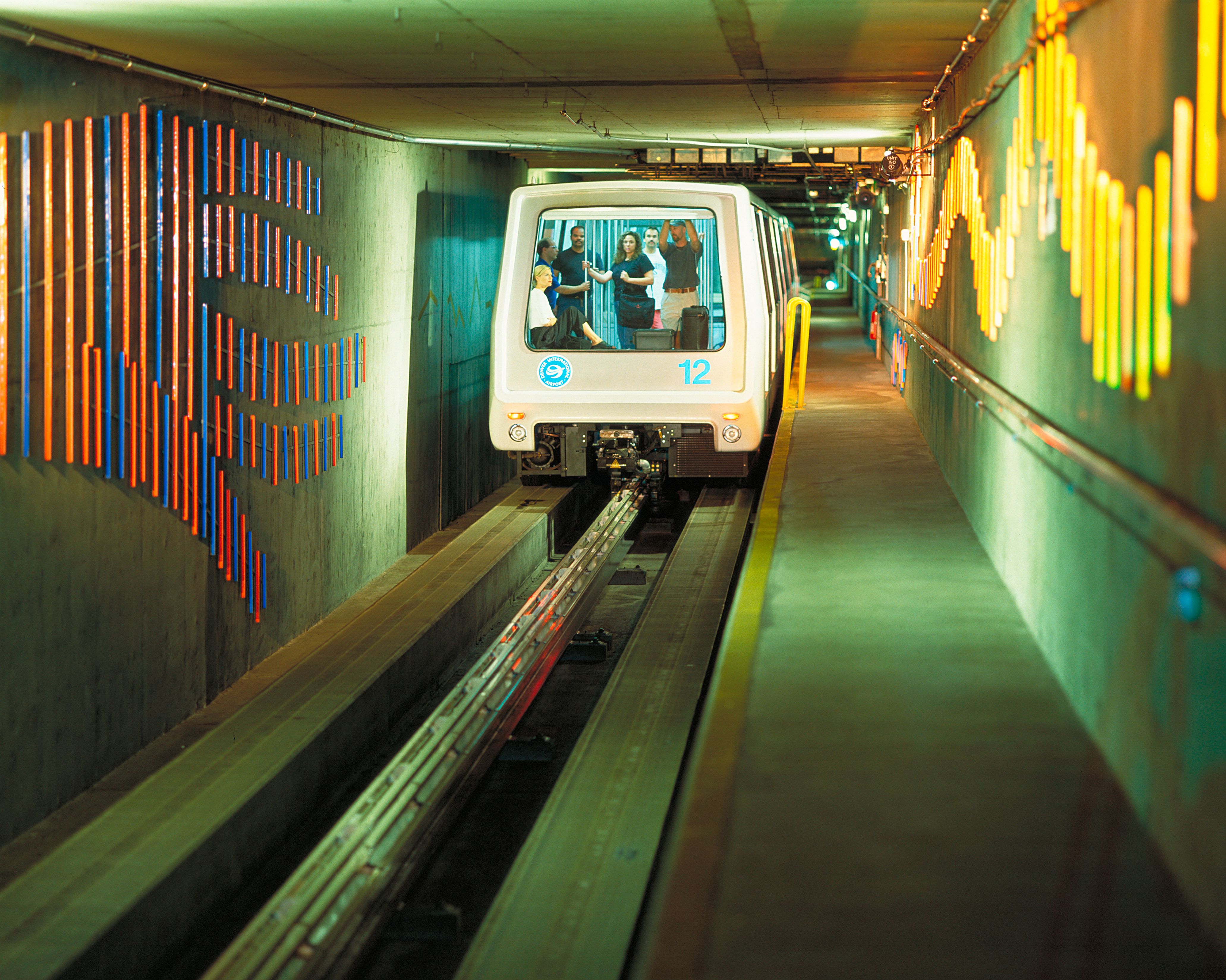 Denver International Airport AGTS train