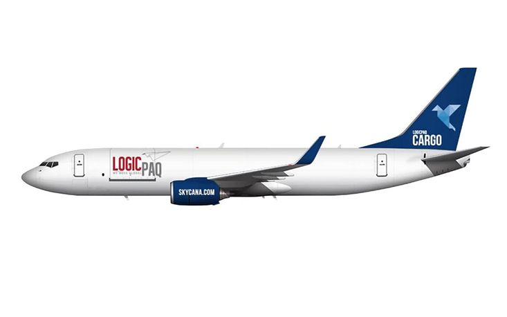 A Sky Cana Boeing 737-800BCF render