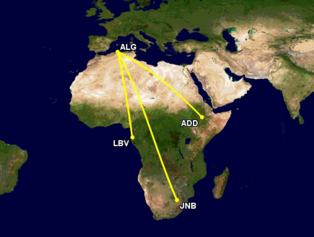 Air Algerie's new Africa routes