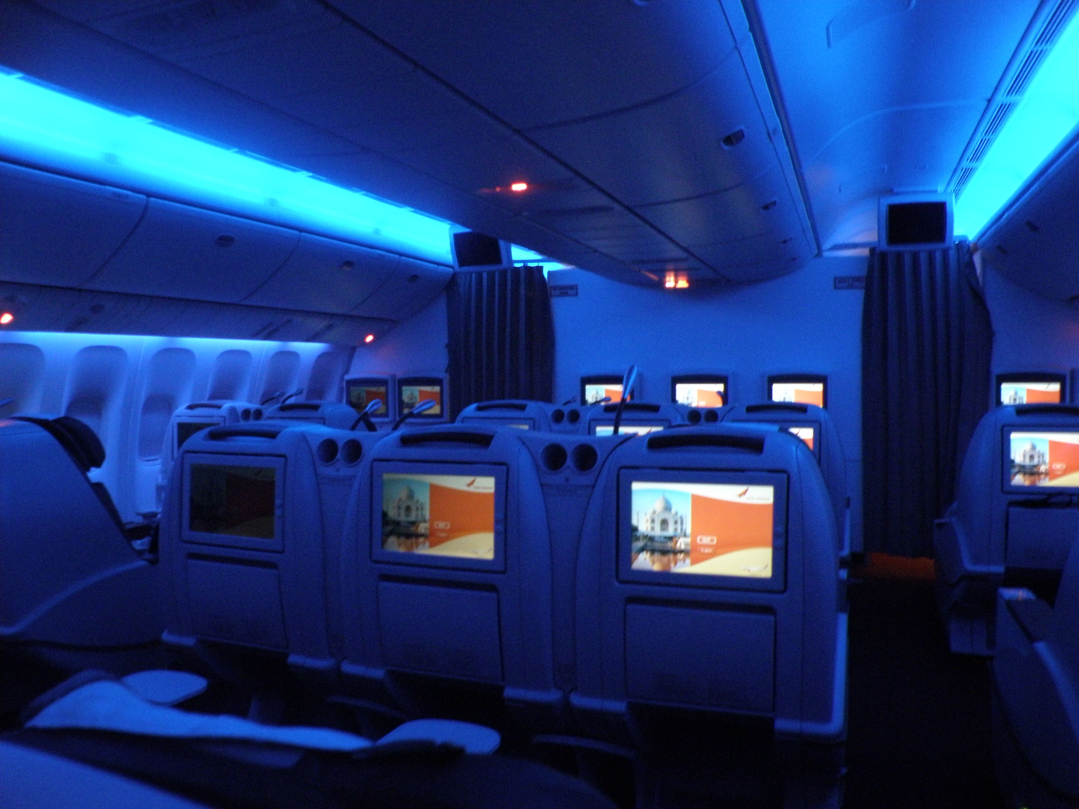 Air India Business Class cabin