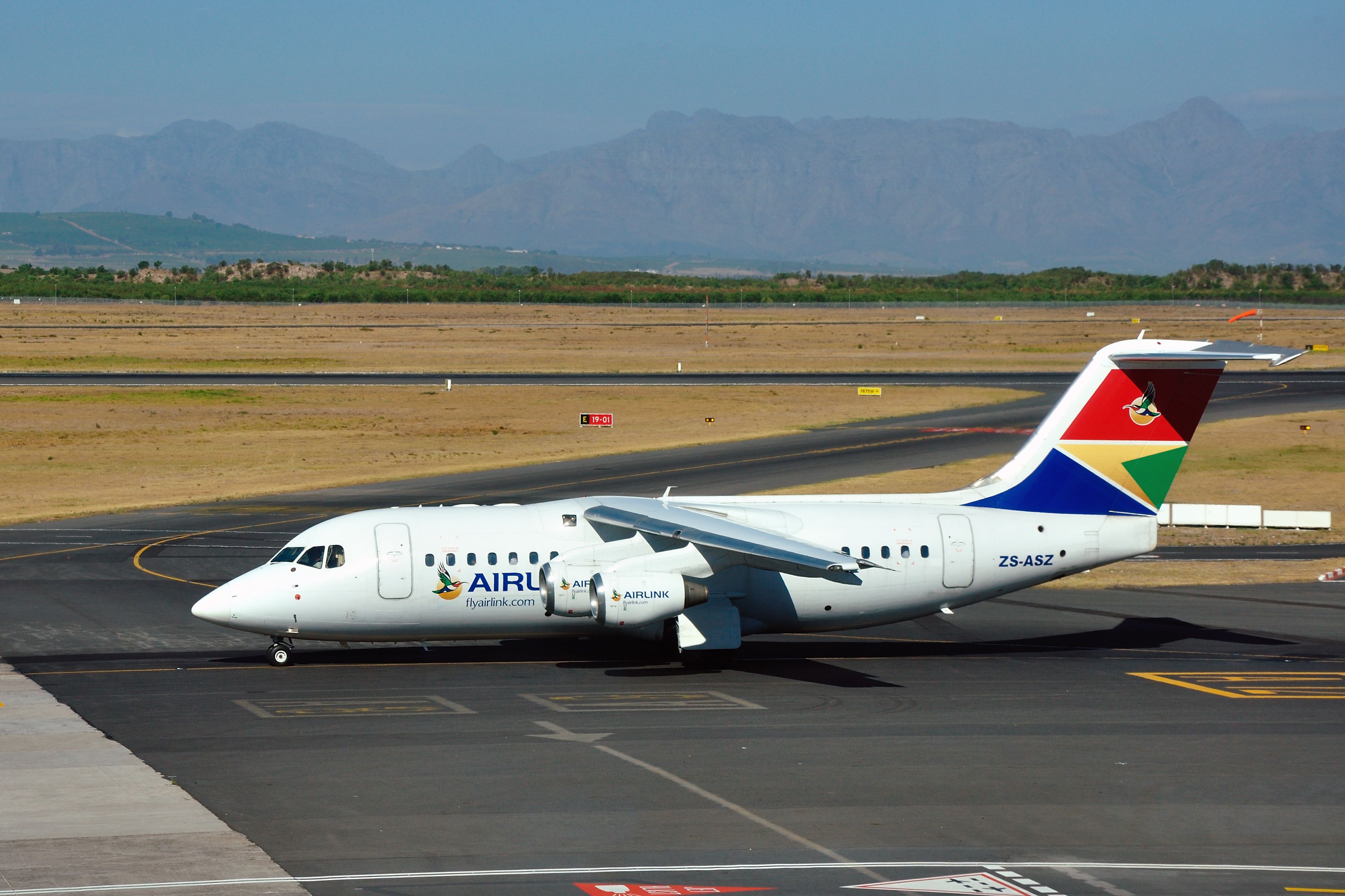Airlink Airline at Cape Town Airport