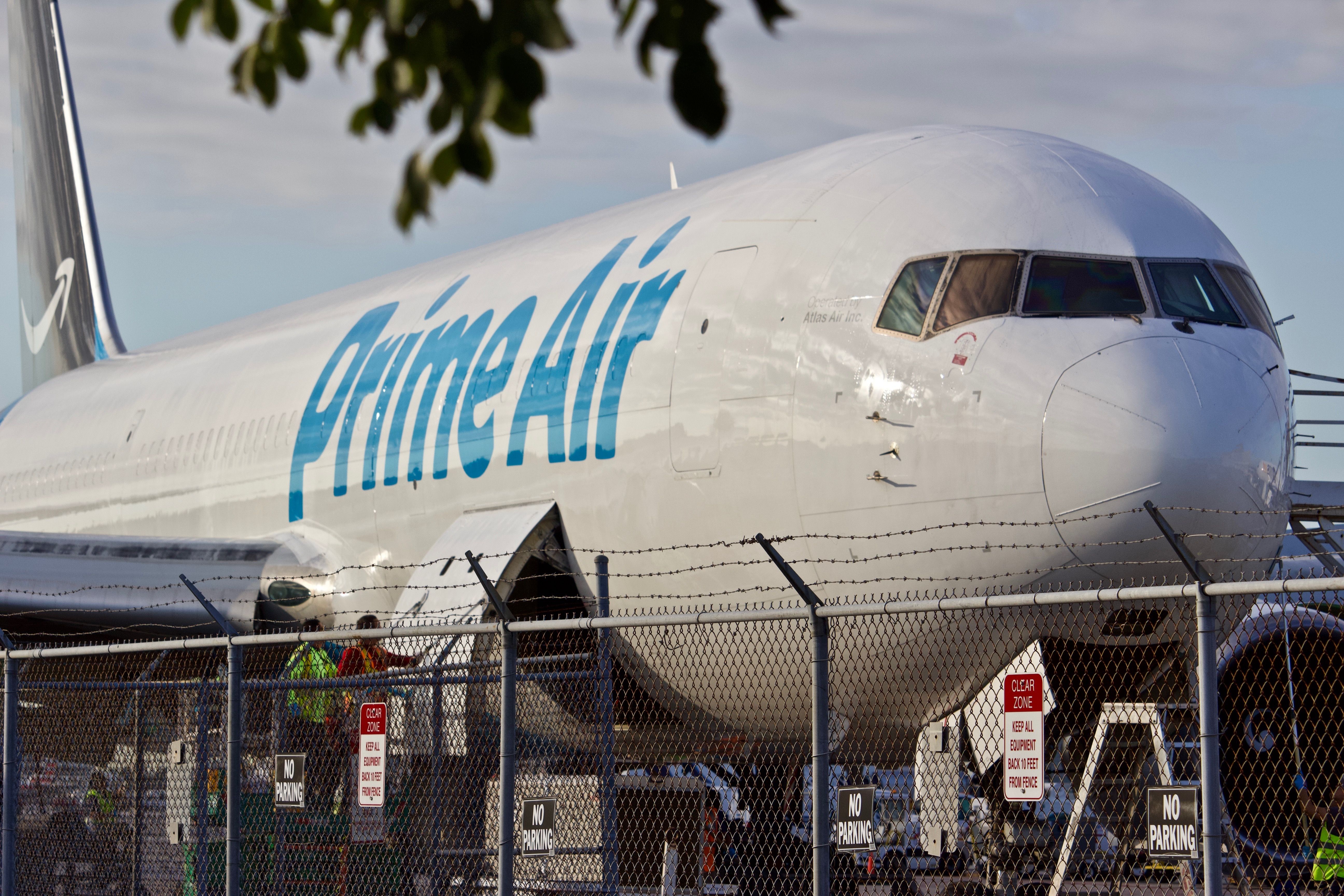 An Amazon Air Boeing 767 