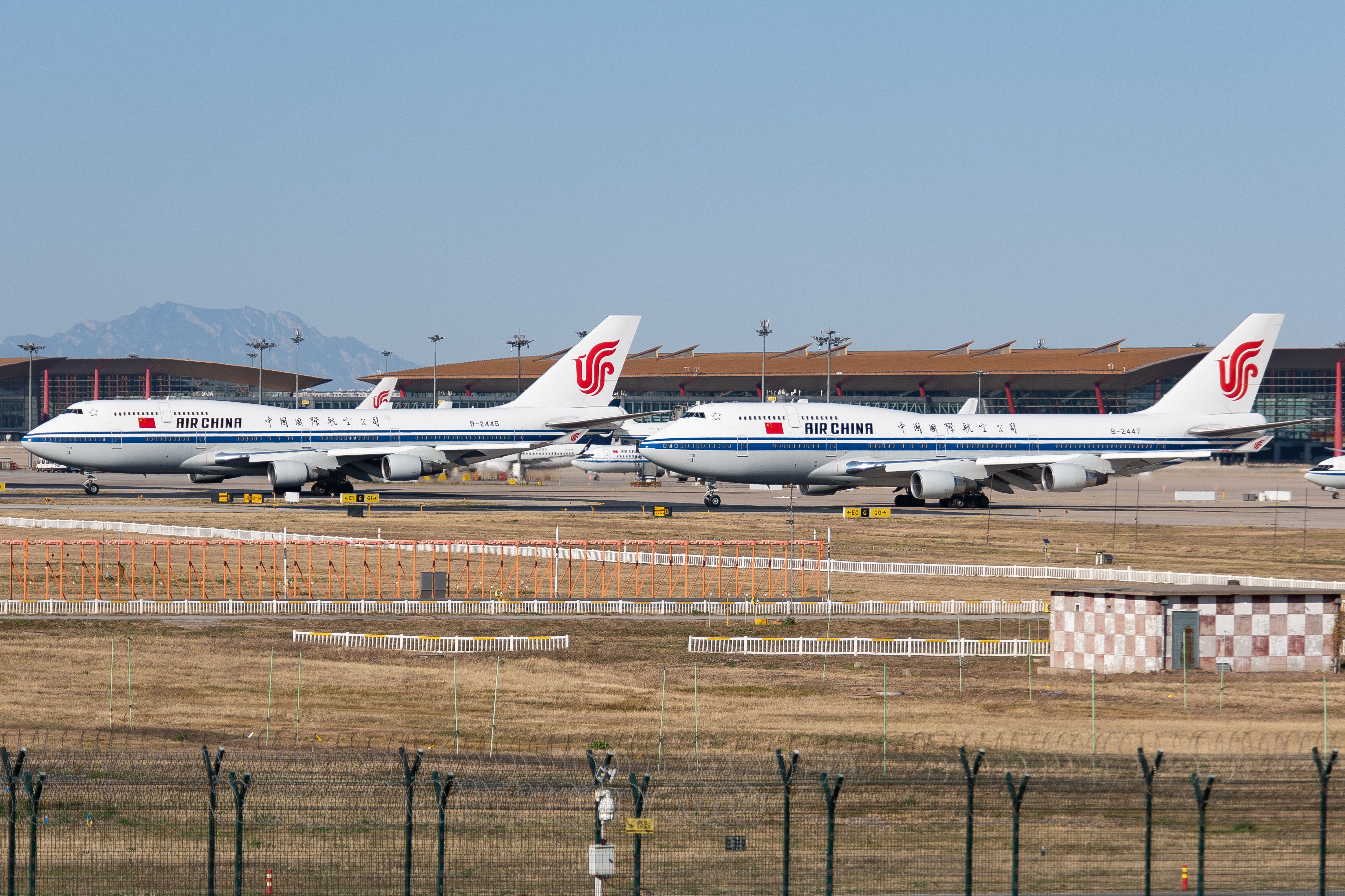 Air China Boeing 747-400 | B-2445 & B-2447