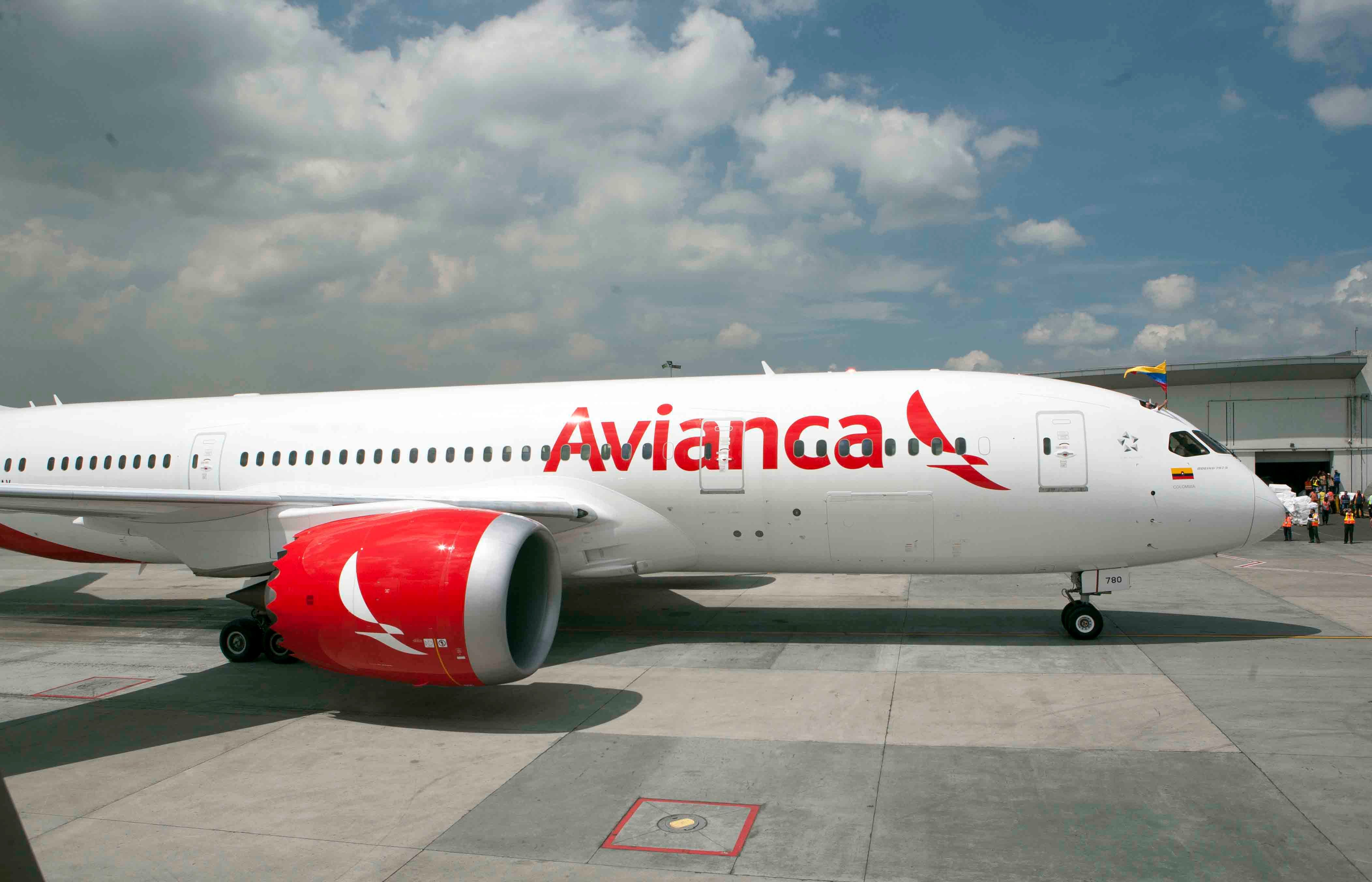 An Avianca Boeing 787