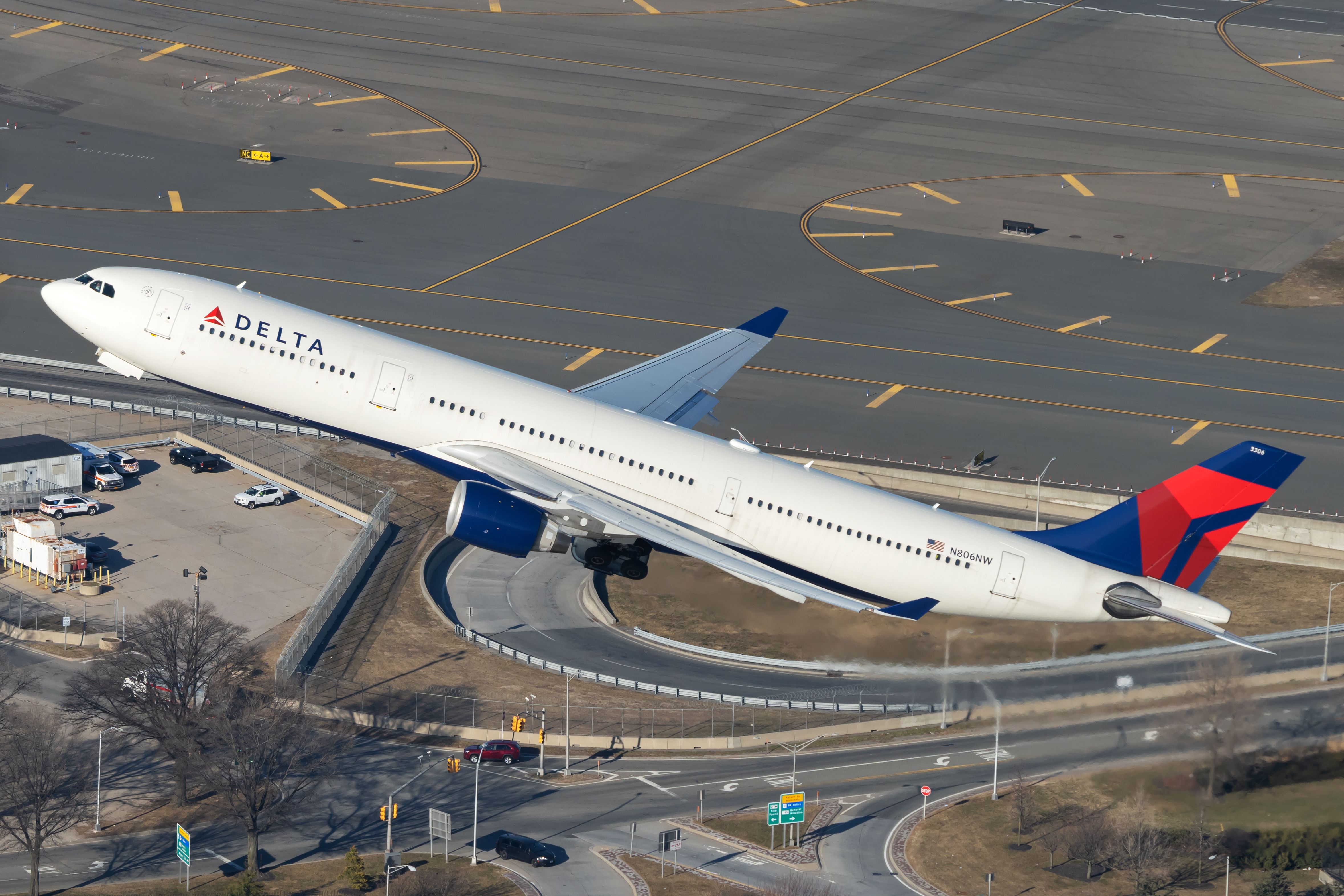 A Delta Air Lines Airbus A330-300