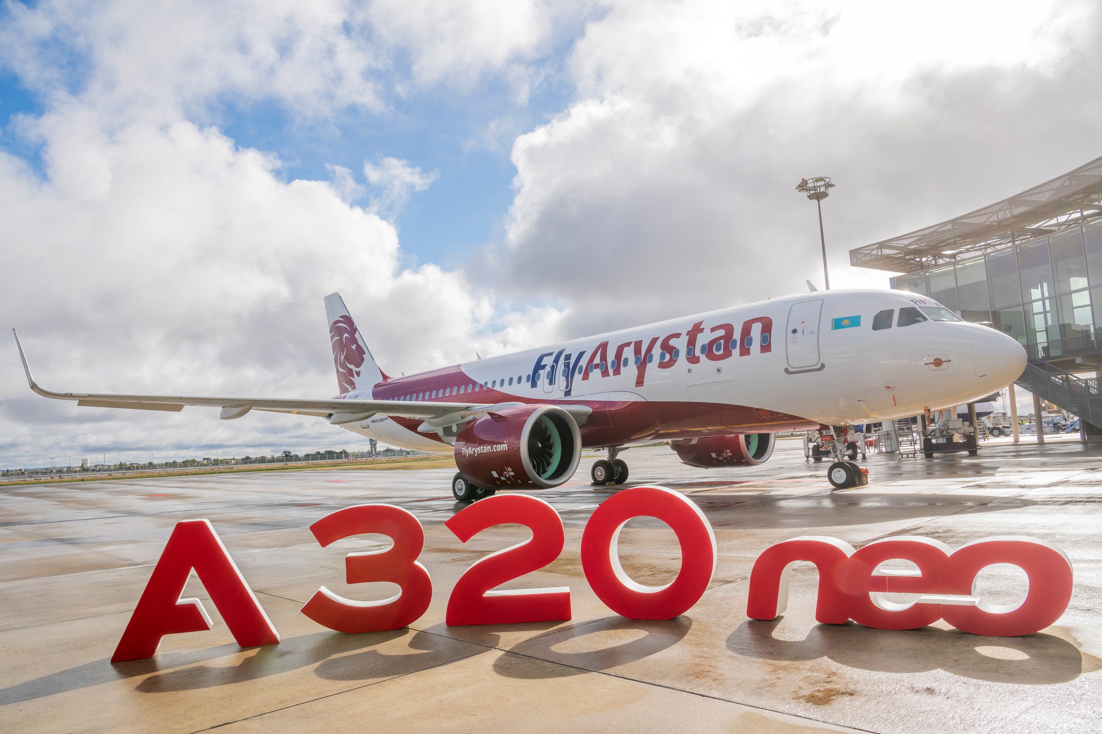 FlyArystan Airbus A320neo Delivery