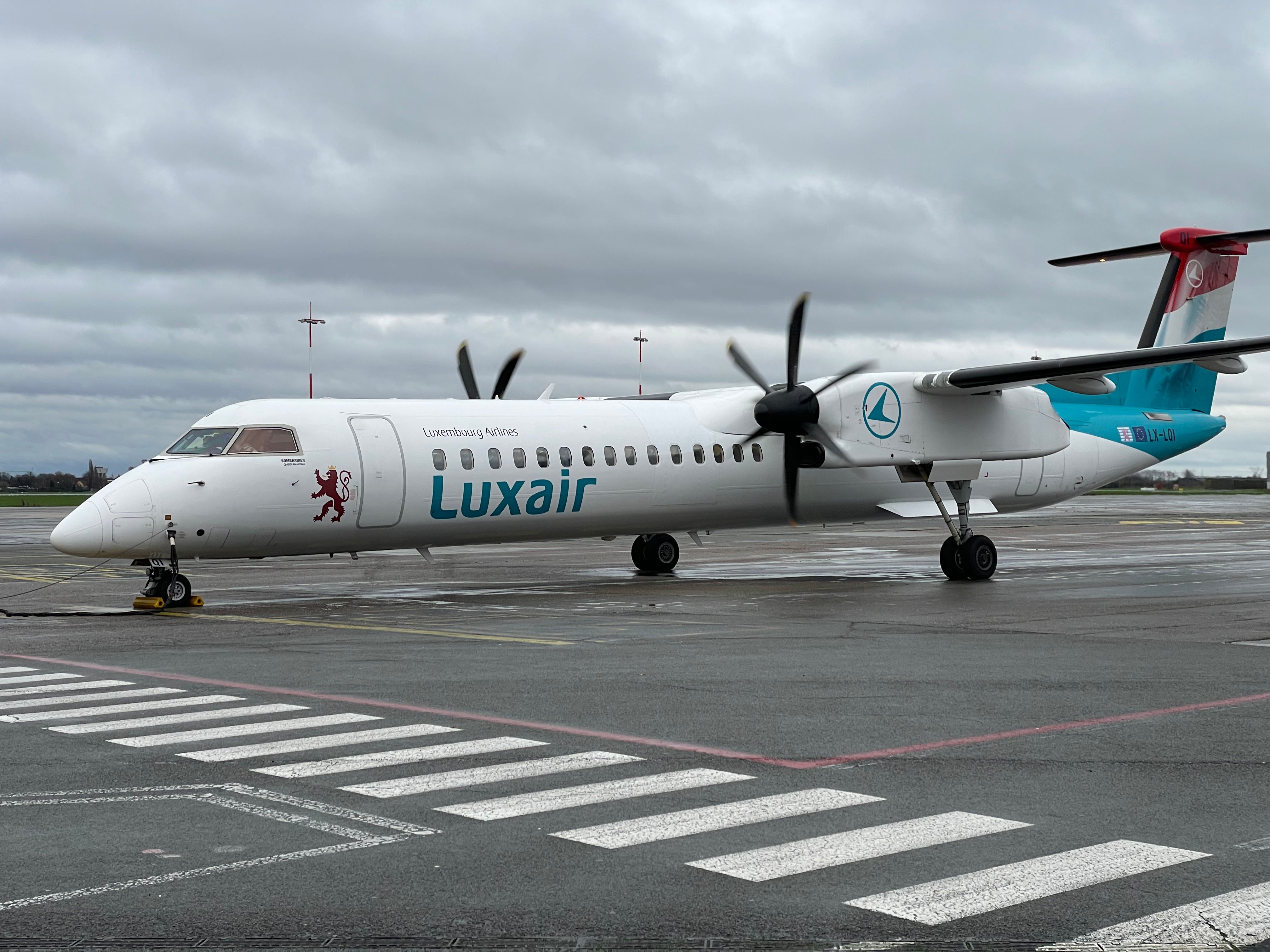 Luxair Launches London CityAntwerp Dash 8 Flights