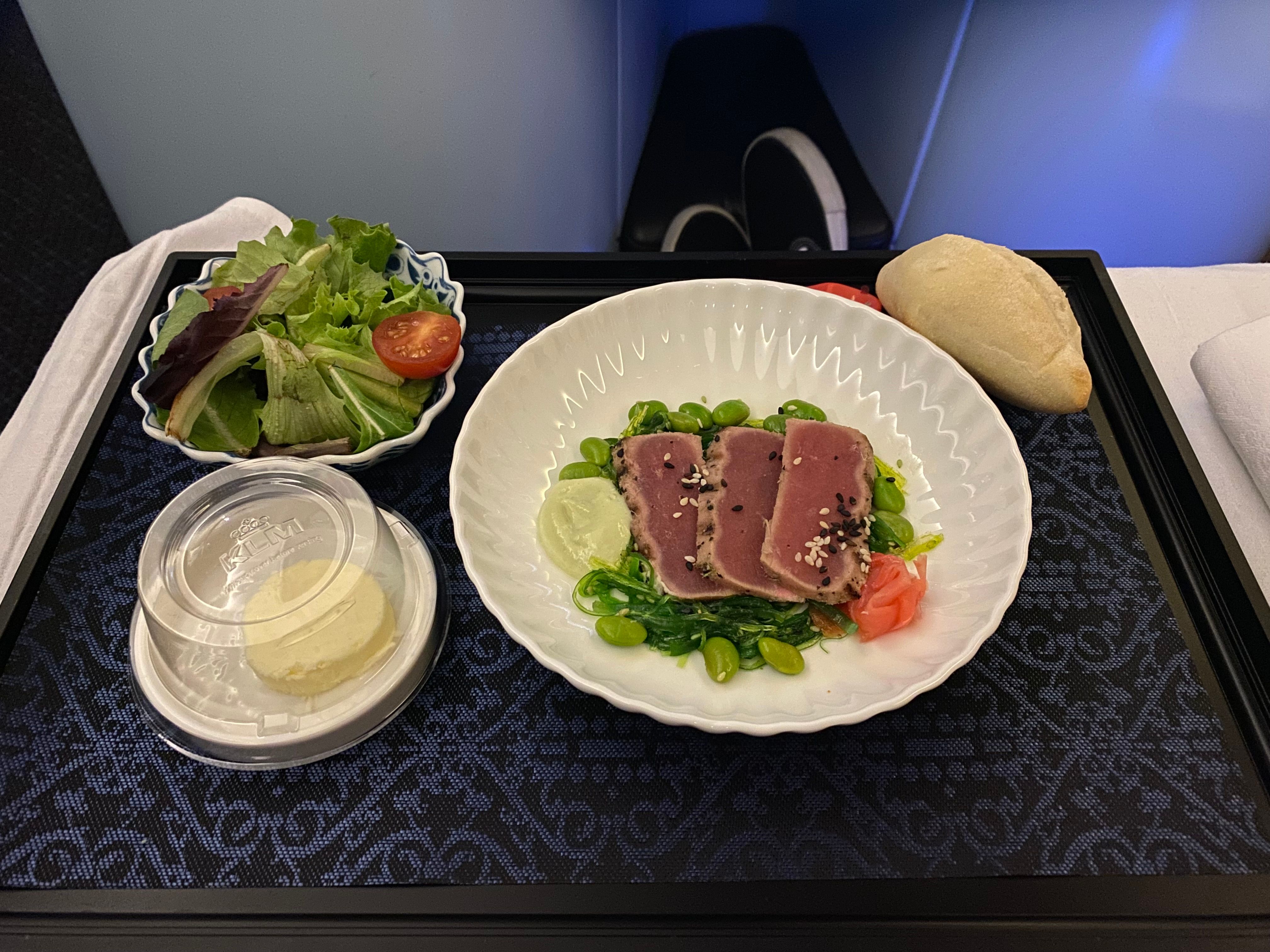 In-flight meal KLM World Business 