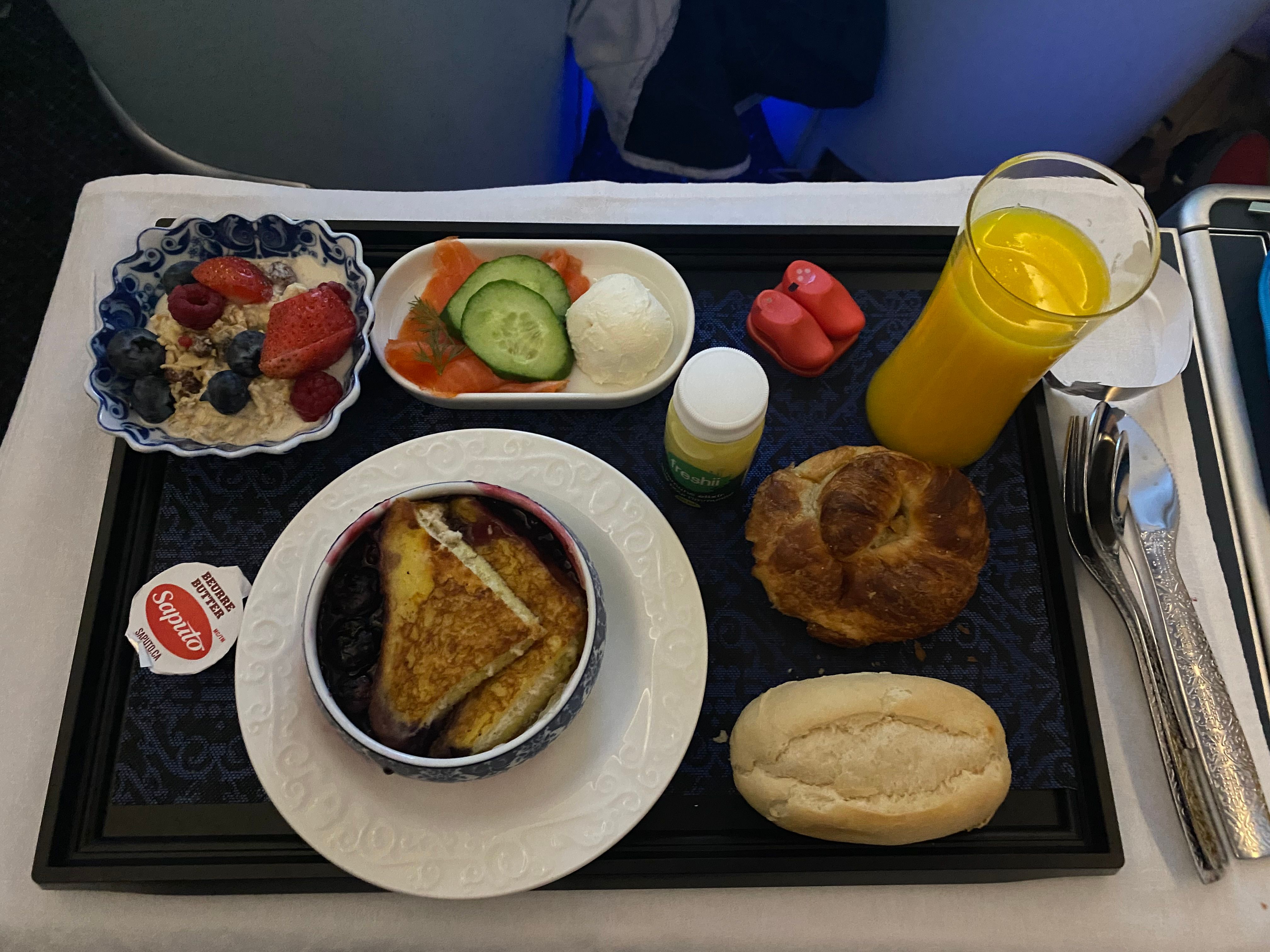 In-flight meal KLM World Business 