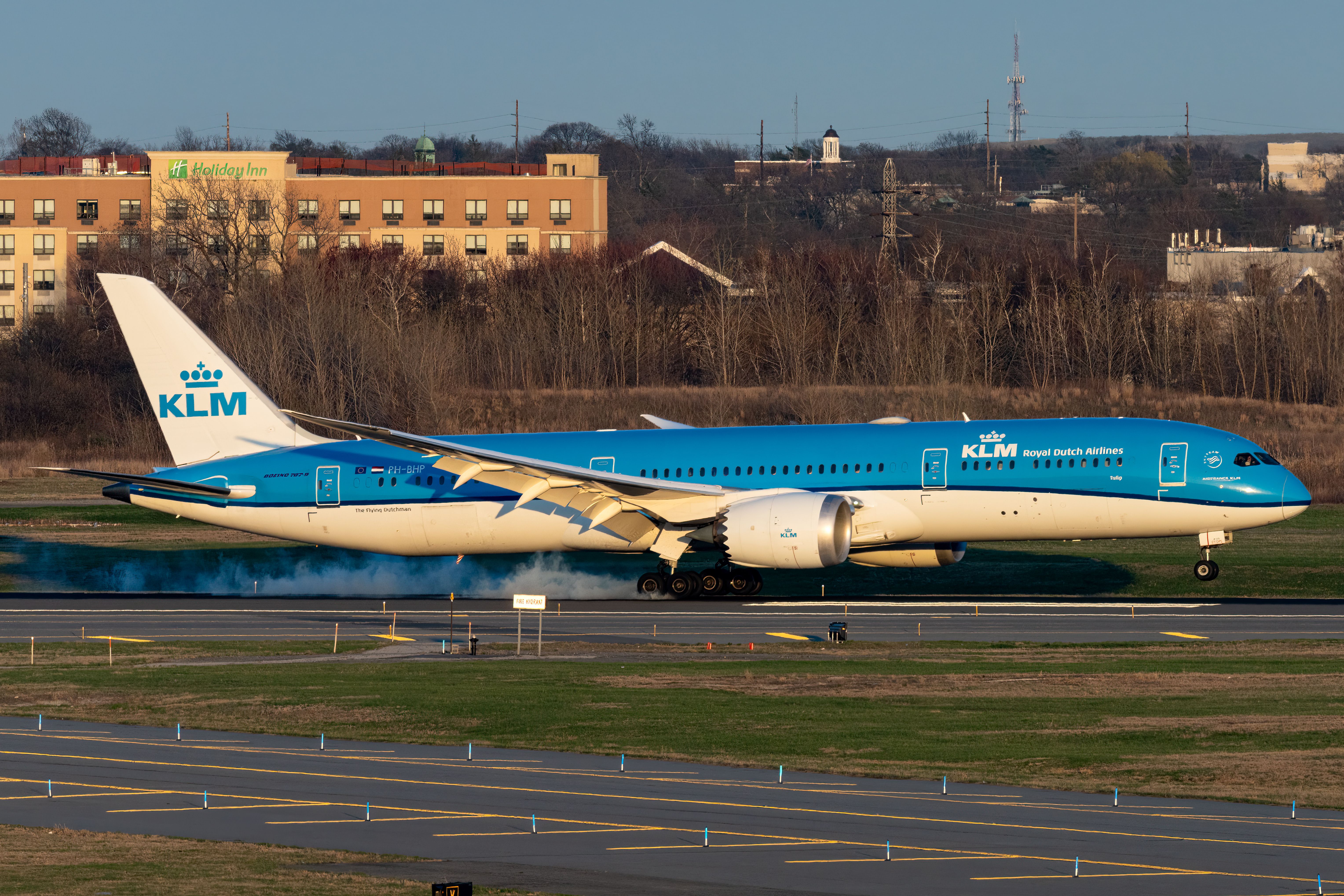 A KLM Boeing 787-9 Dreamliner registration PH-BHP 
