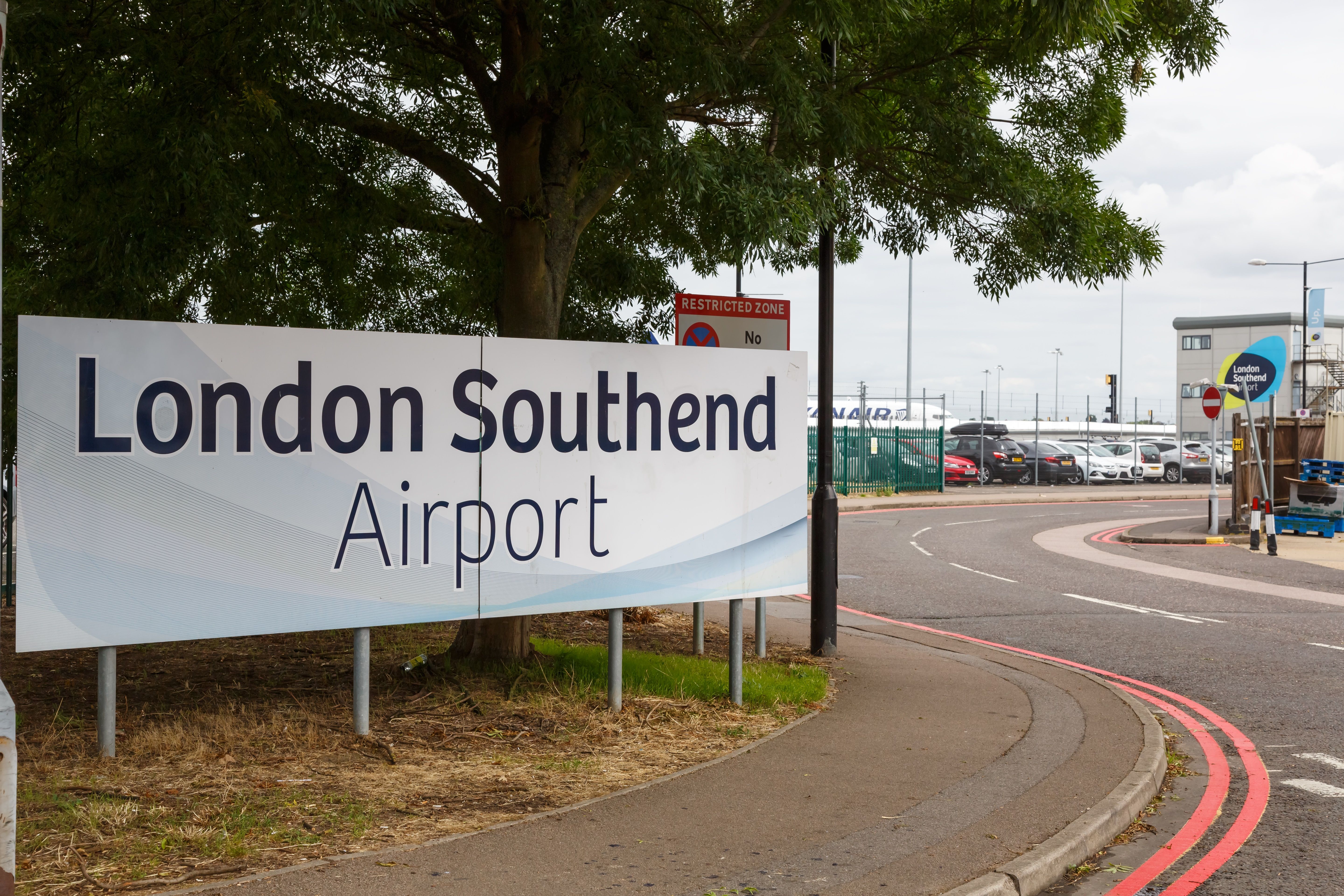 London Southend Airport sign
