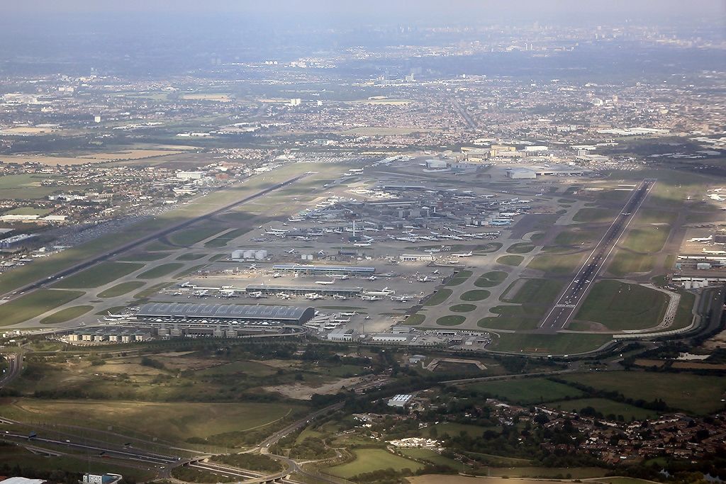 London Heathrow aerial image