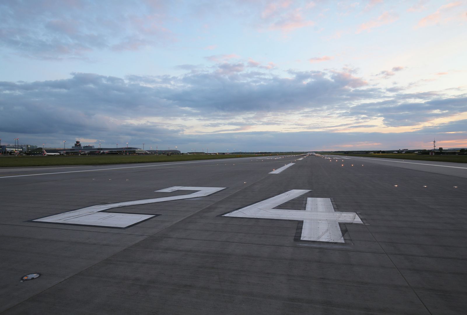 Prague Airport runway