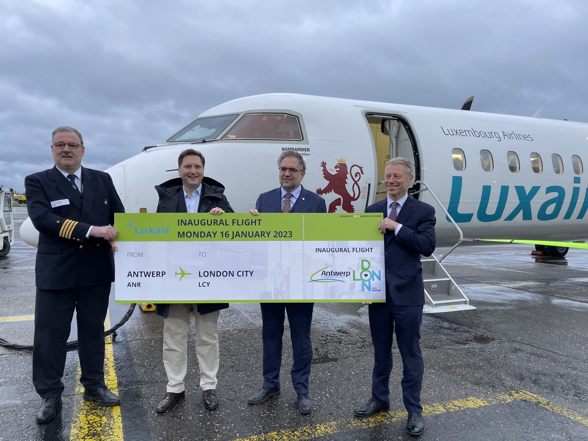 Luxair-first-flight-from-Antwerp-Airport-to-London-City-scaled