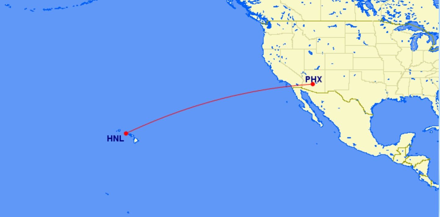 Phoenix to Honolulu