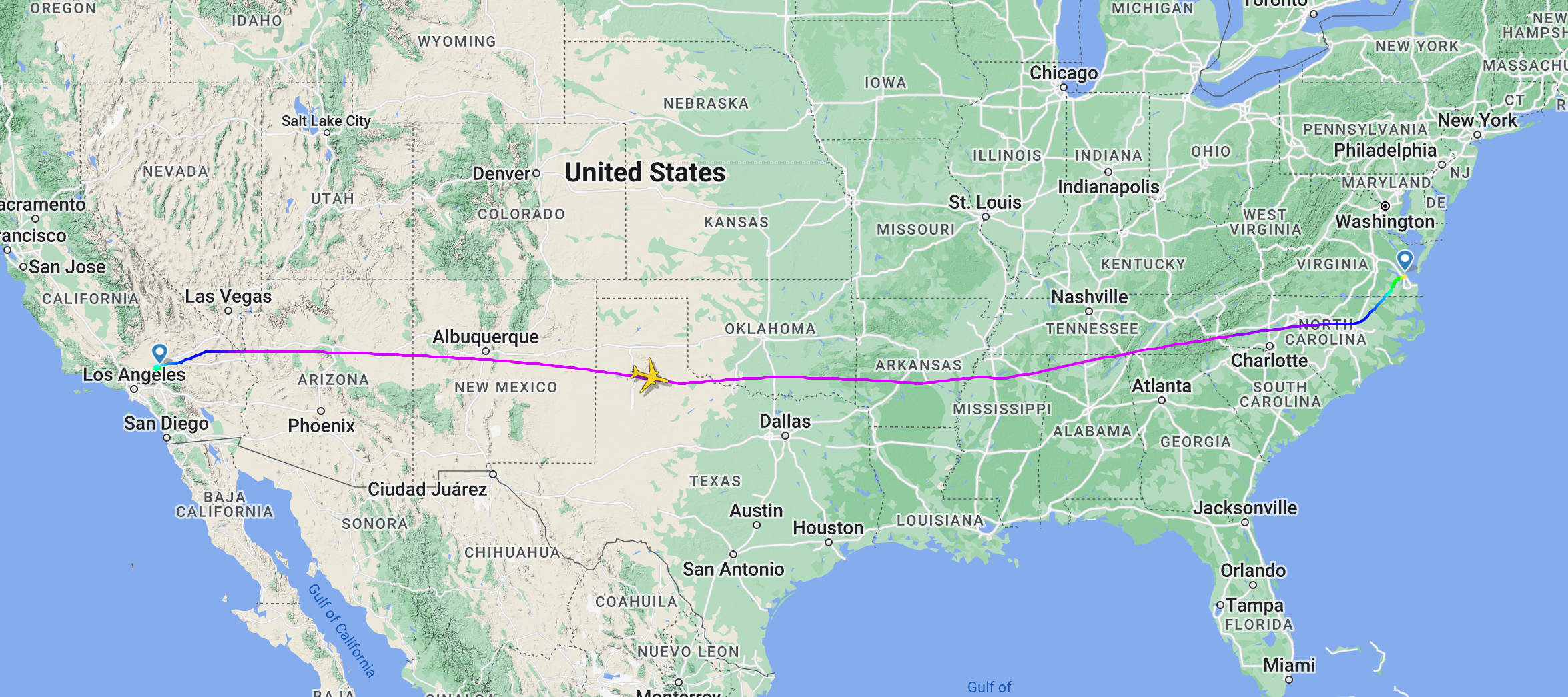NASA Boeing 777 heading to Langley