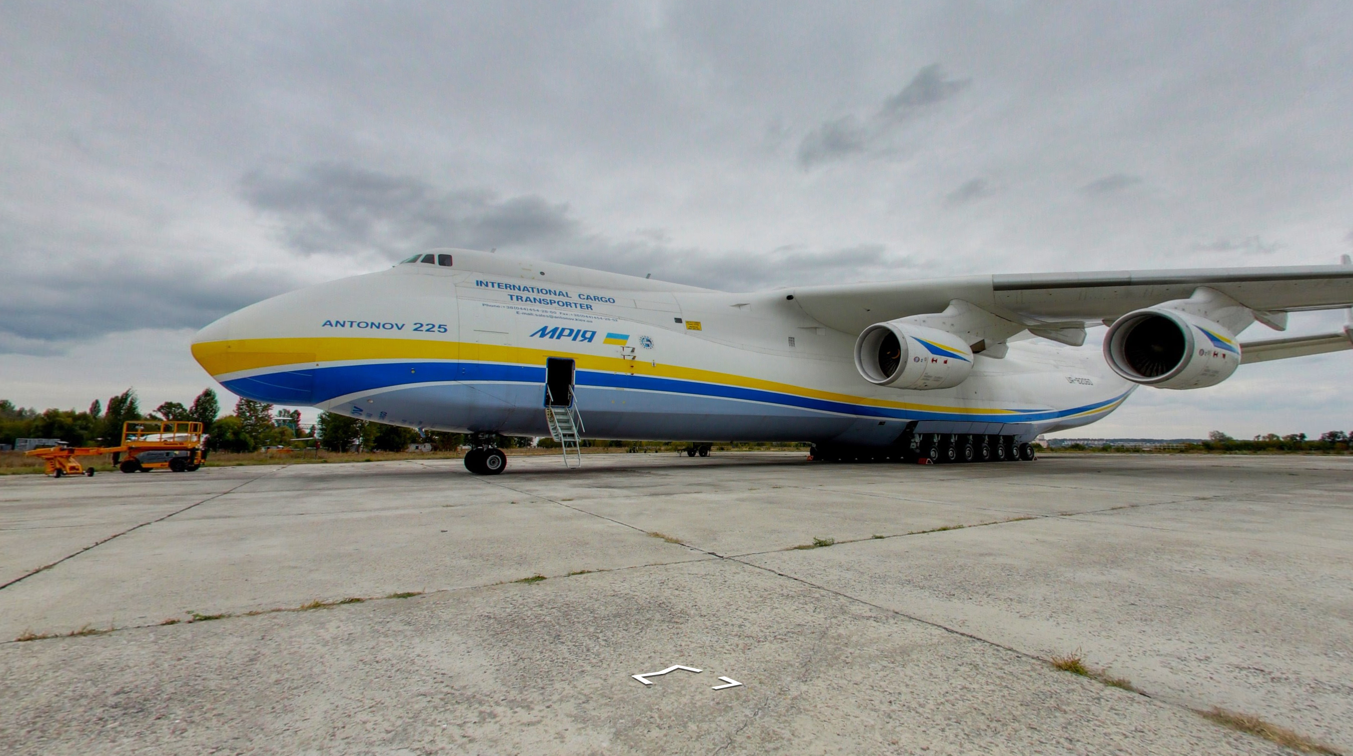 Antonov Mriya An-225 3D Google Maps Tour