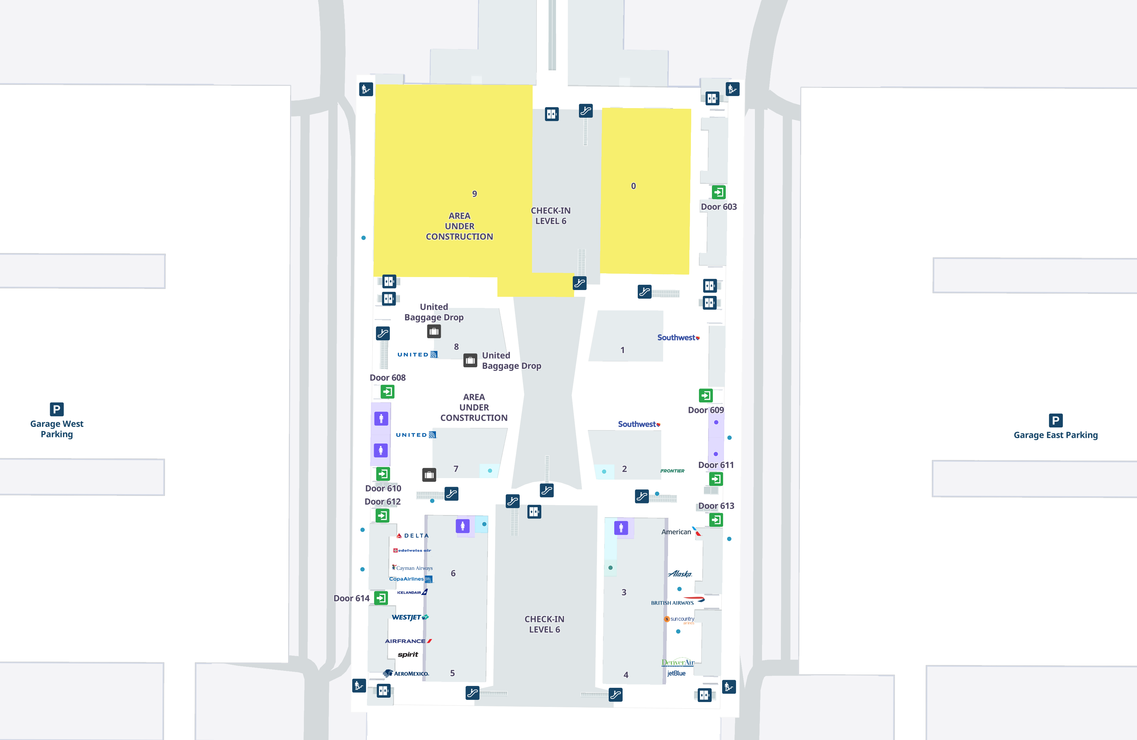 Denver International Airport Jeppesen terminal