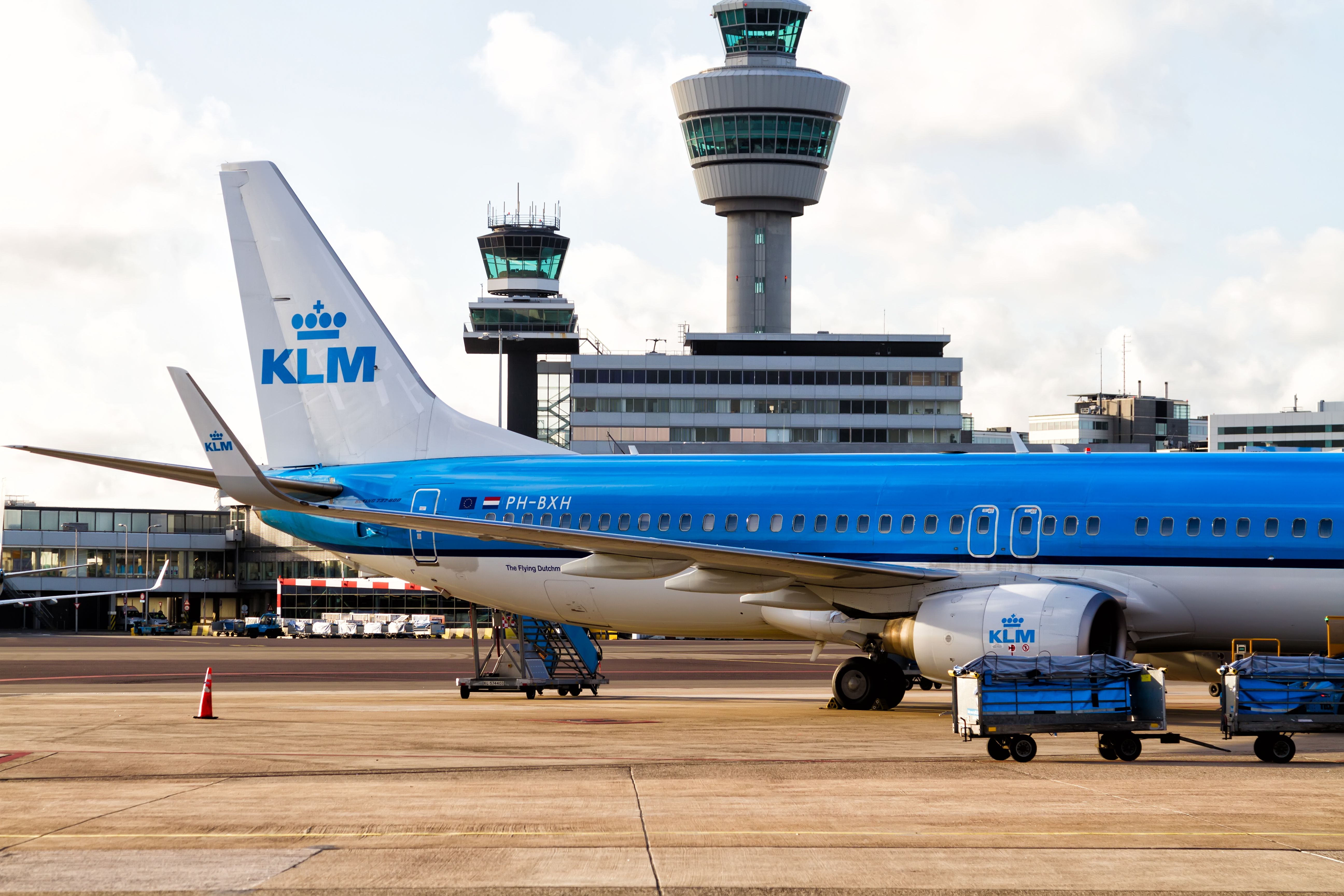 KLM Tail Amsterdam Schiphol