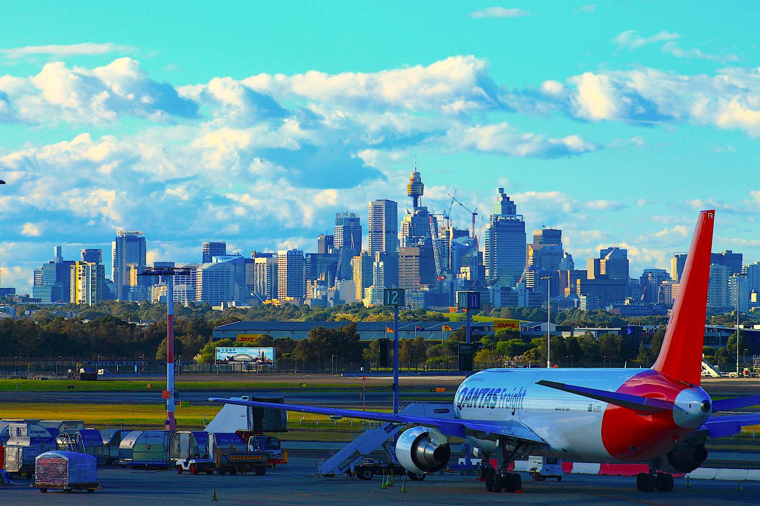Sydney airport is the busiest in Australia