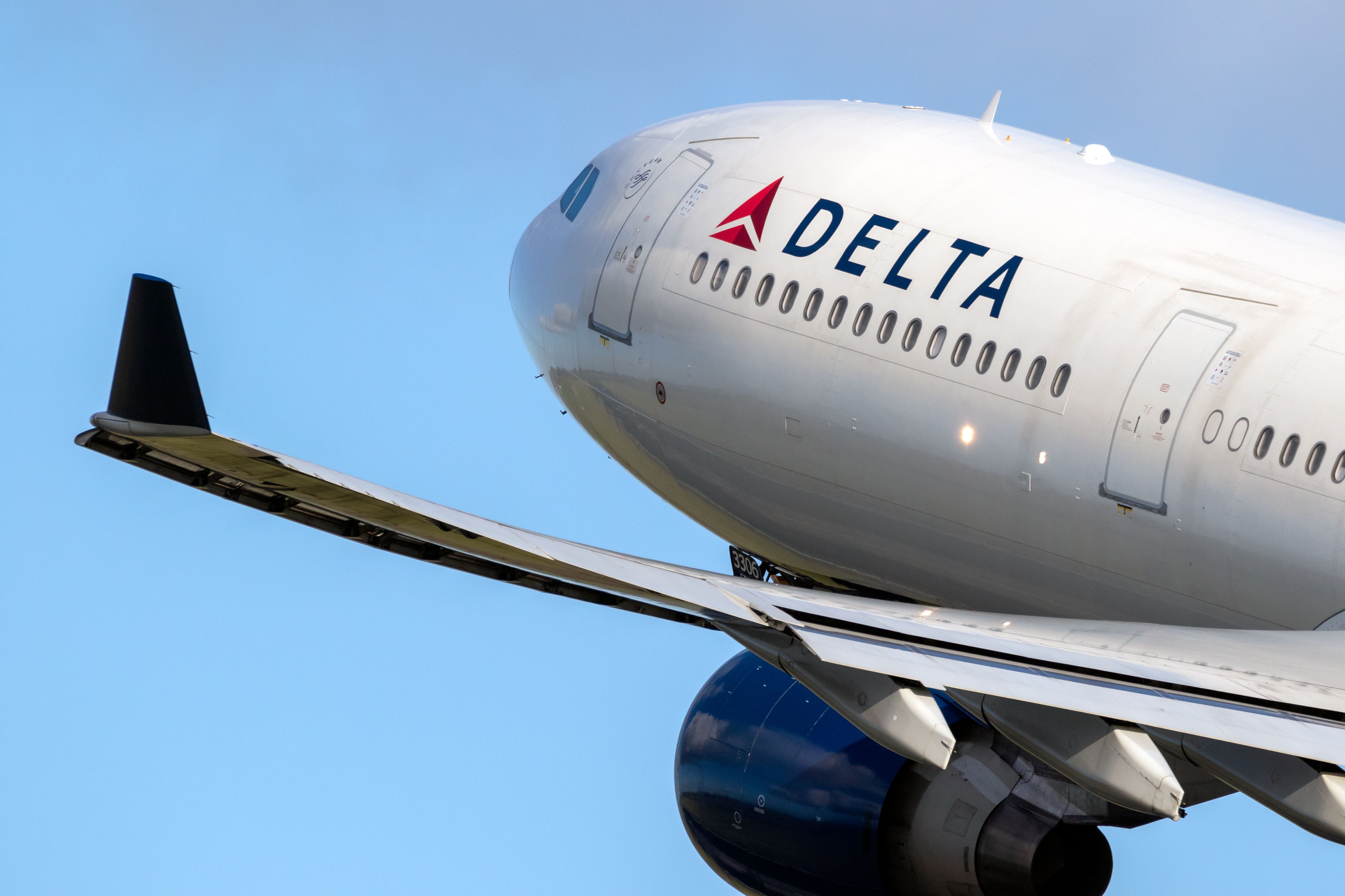 Delta Air Lines Airbus A330 taking off