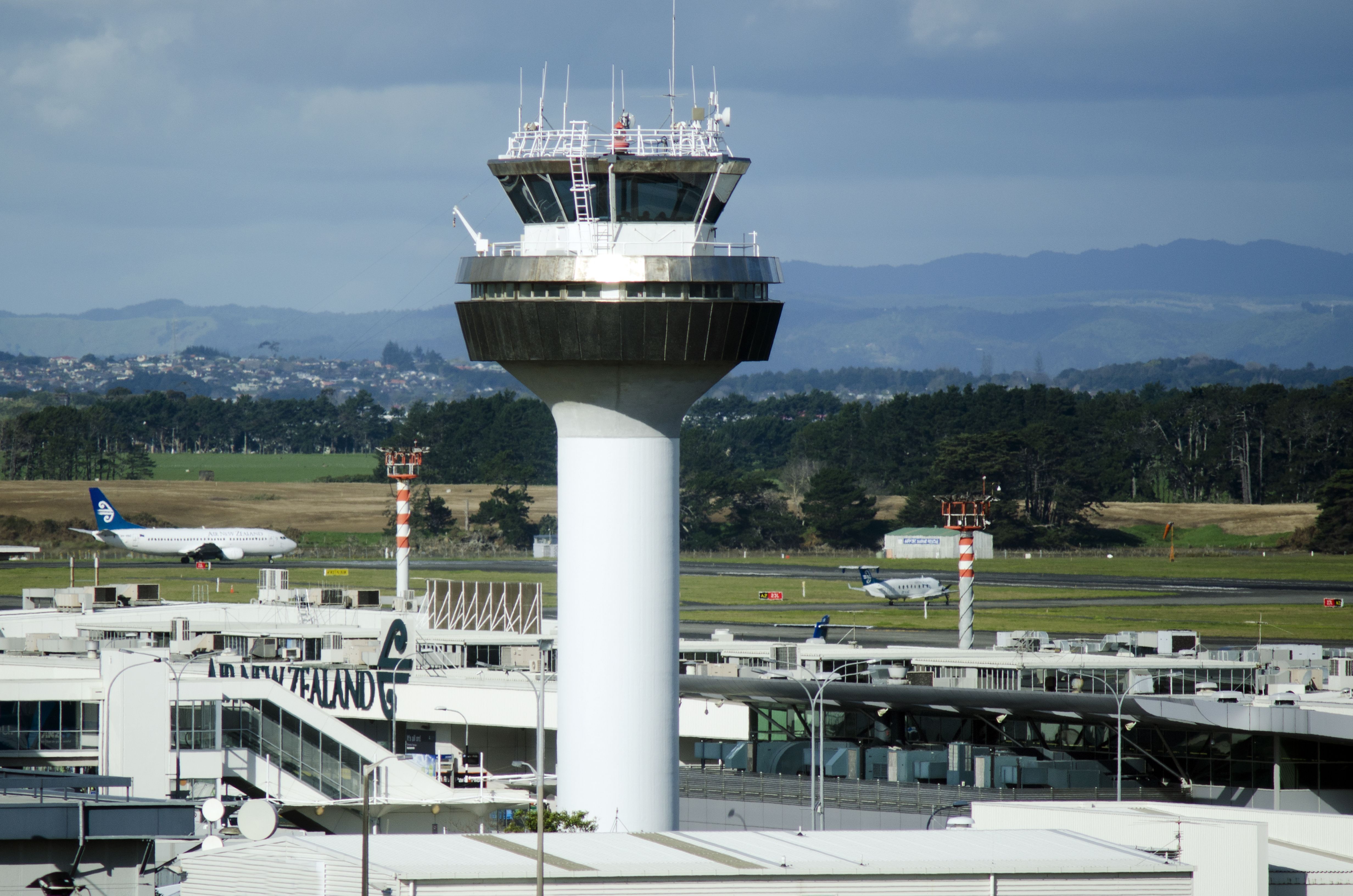 An Airport ATC Control Tower.
