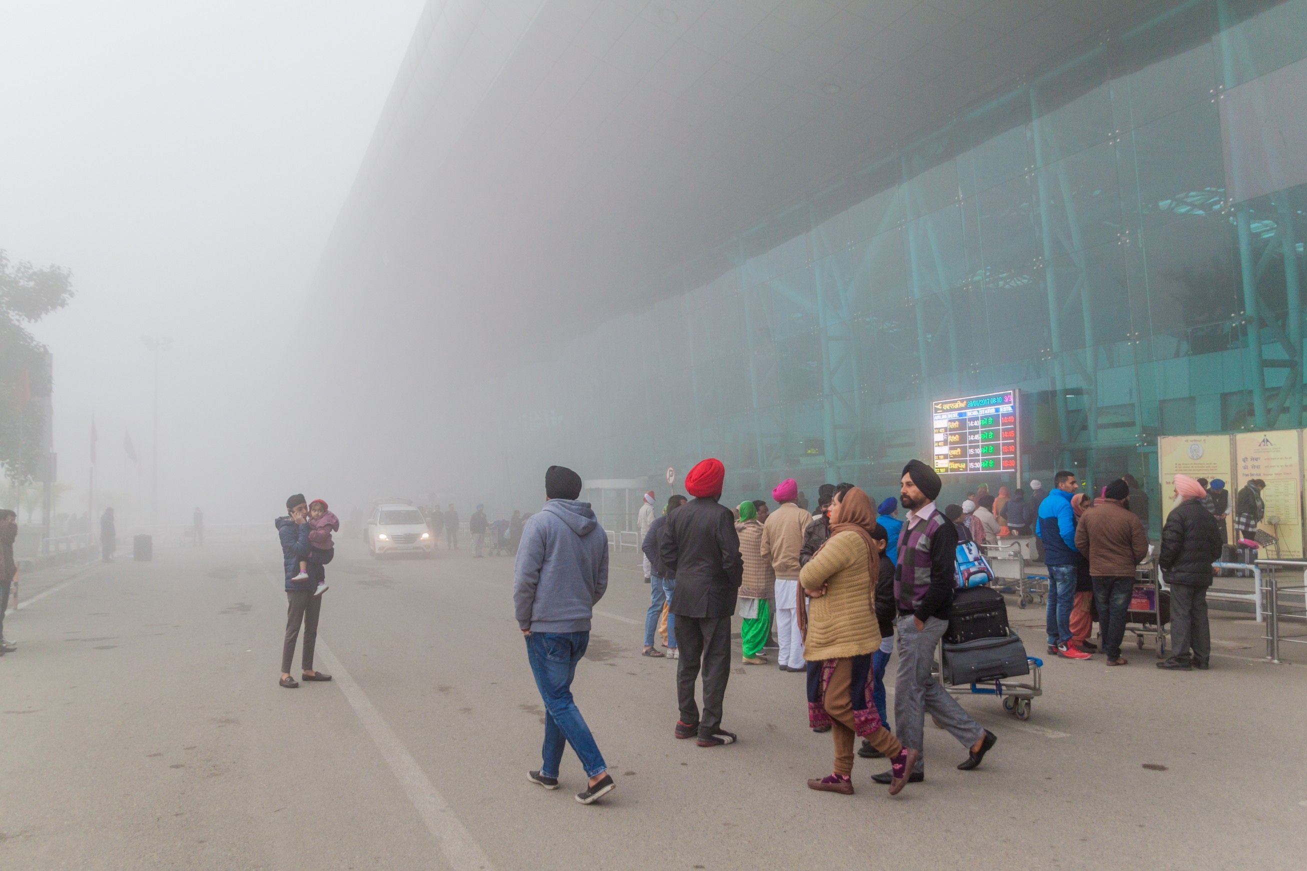 Amritsar Airport fog