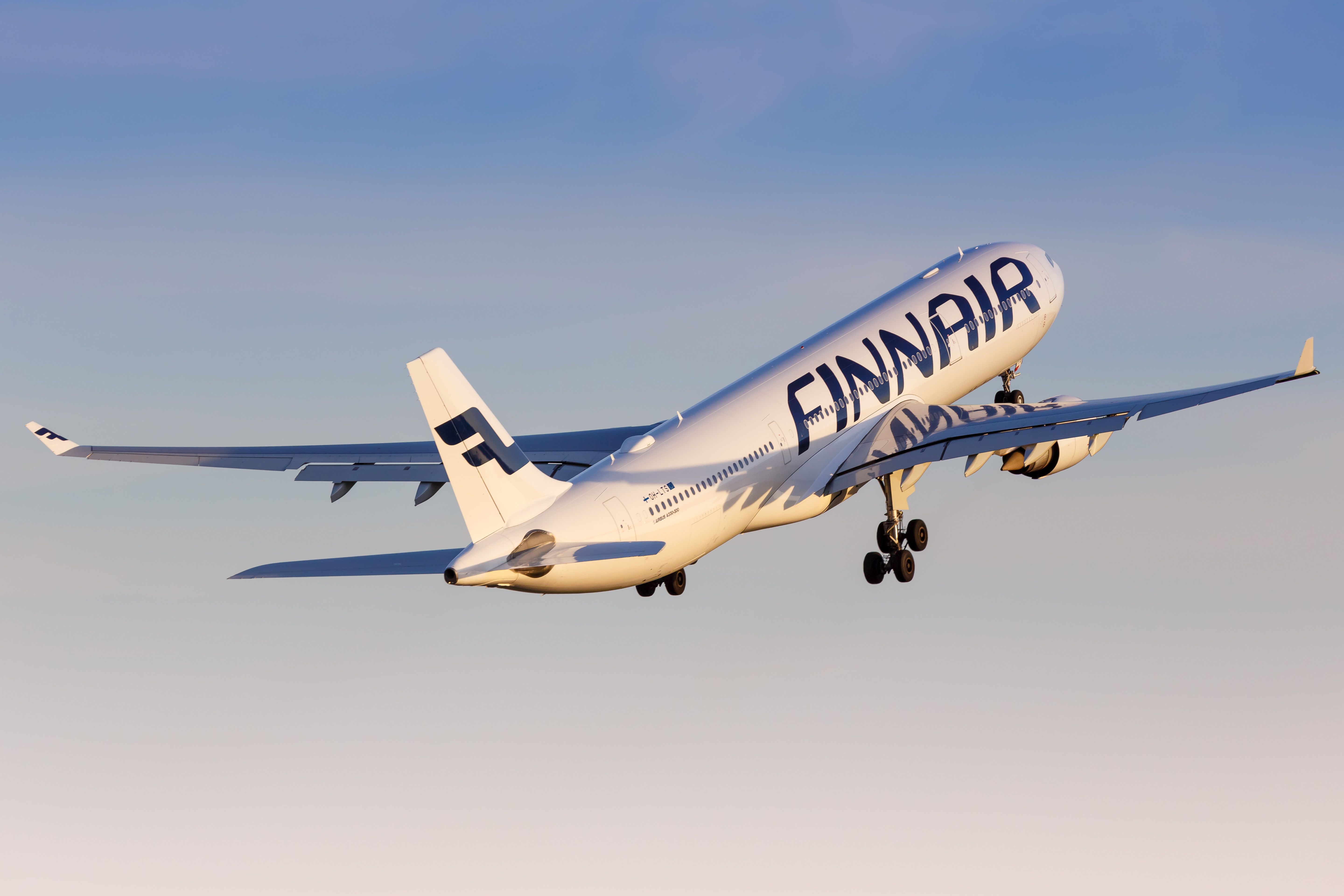 Finnair Airbus A330 taking off