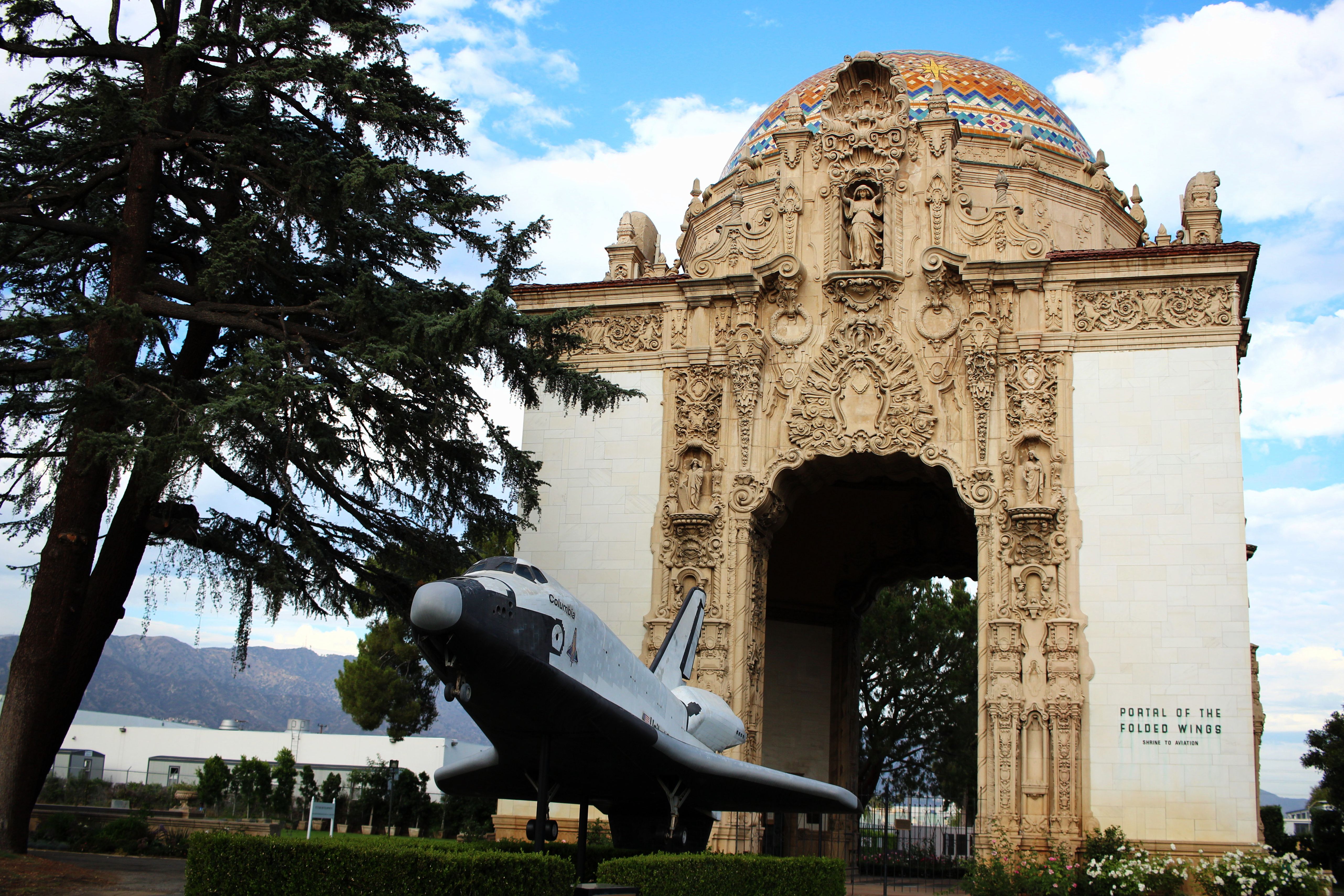 The Portal of the Folded Wings memorial