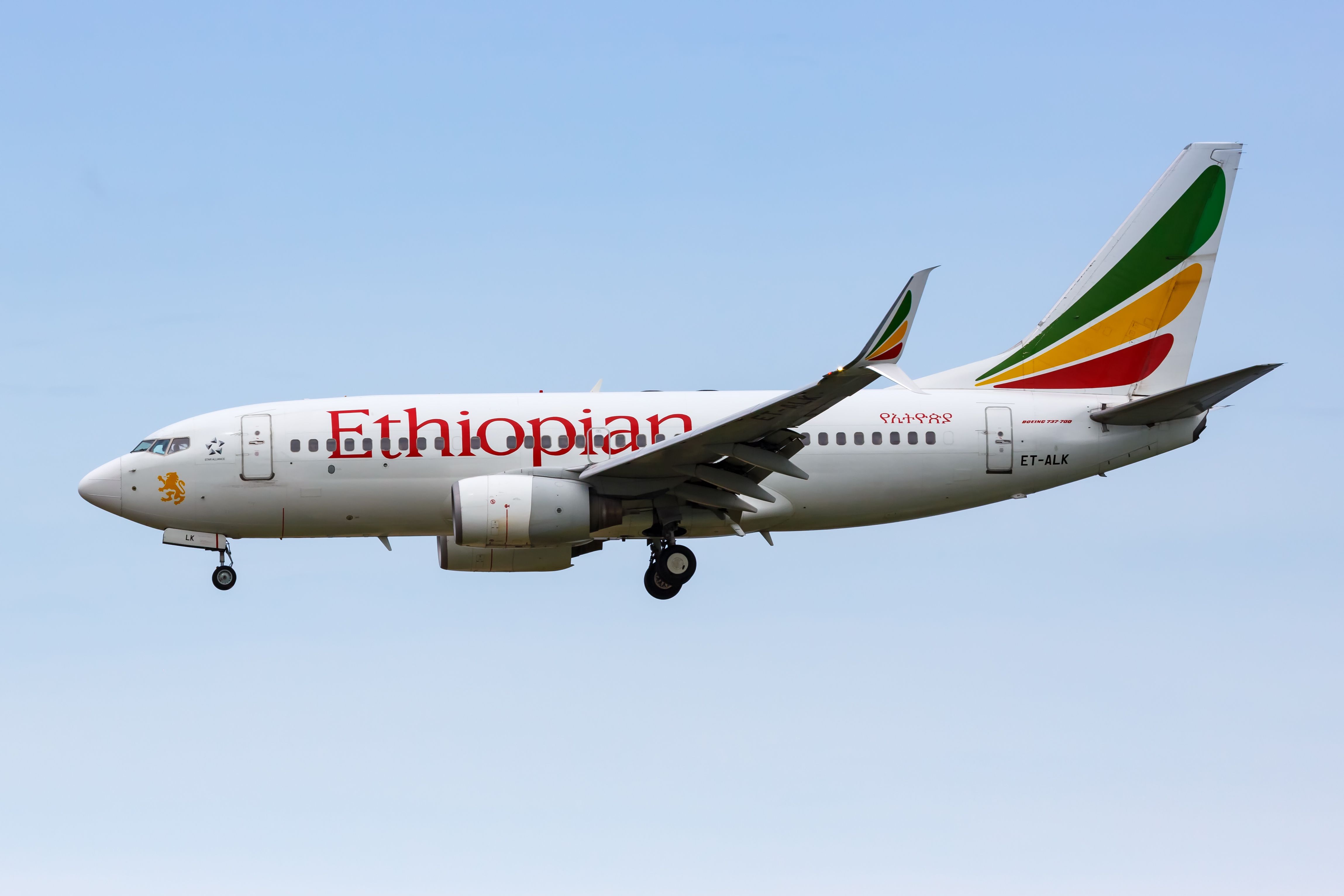 Ethiopian Airlines Boeing 737-700