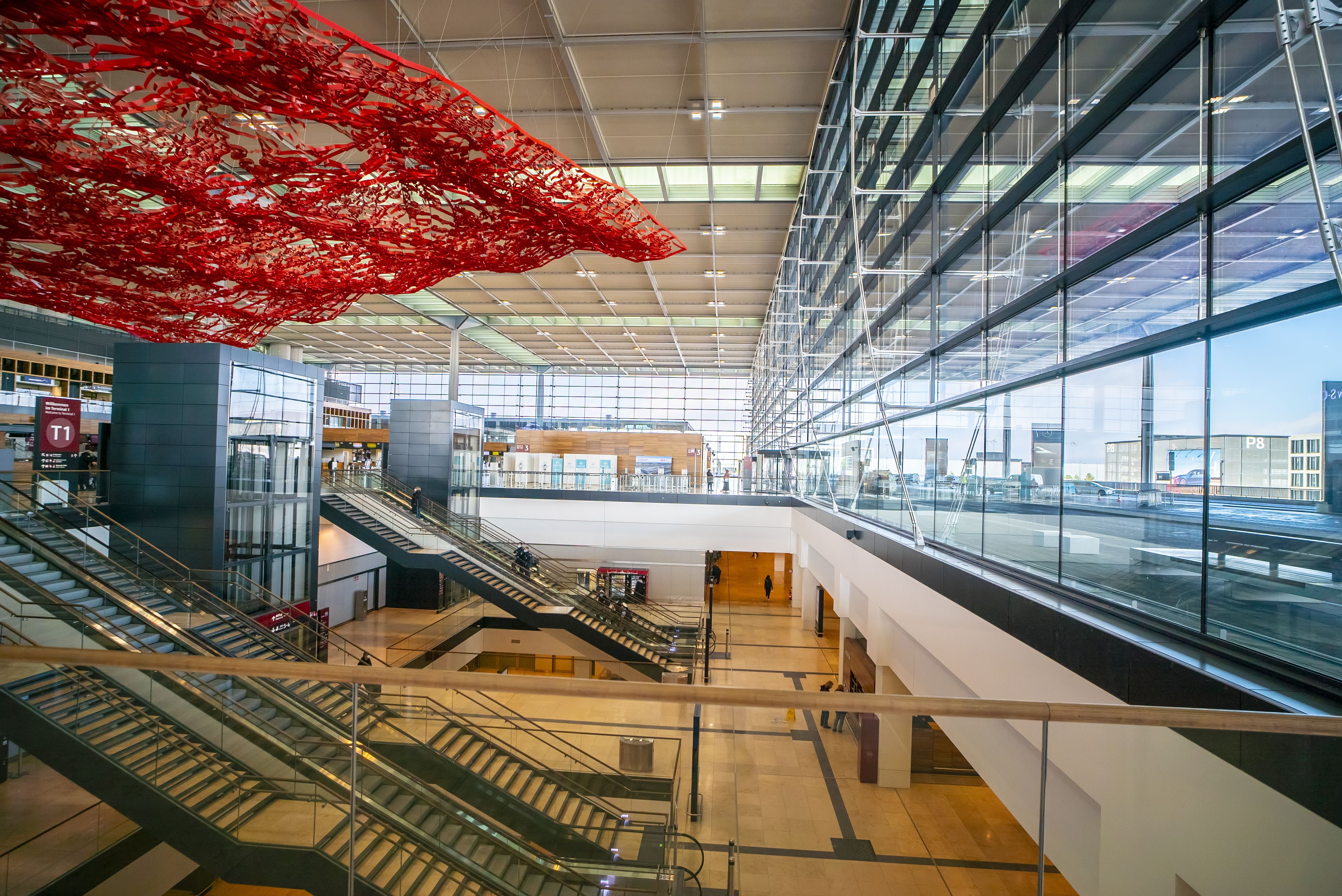 Berlin Brandenburg Airport Empty Terminal