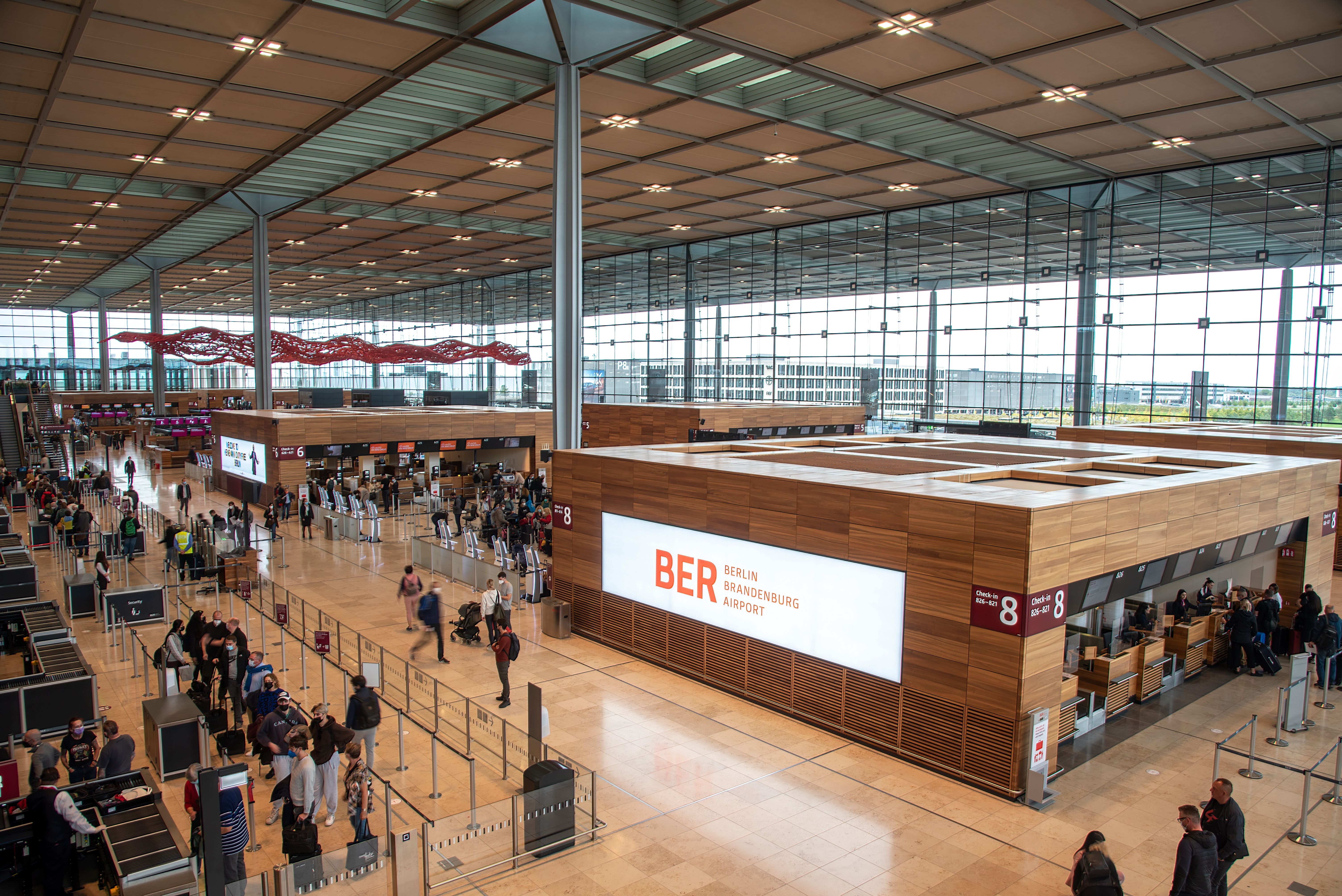 Inside Berlin Brandenburg Airport