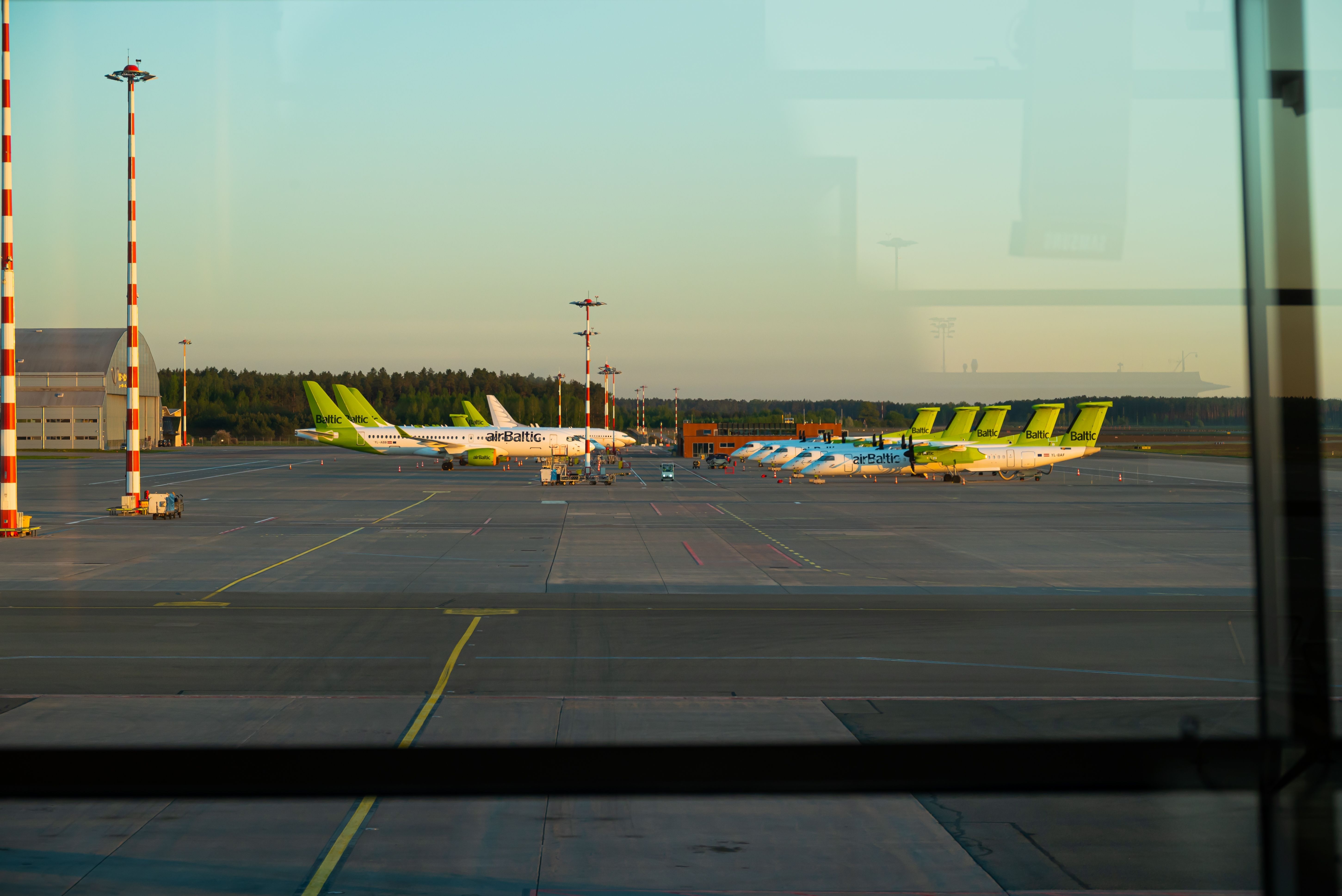 A fleet of airBaltic jets