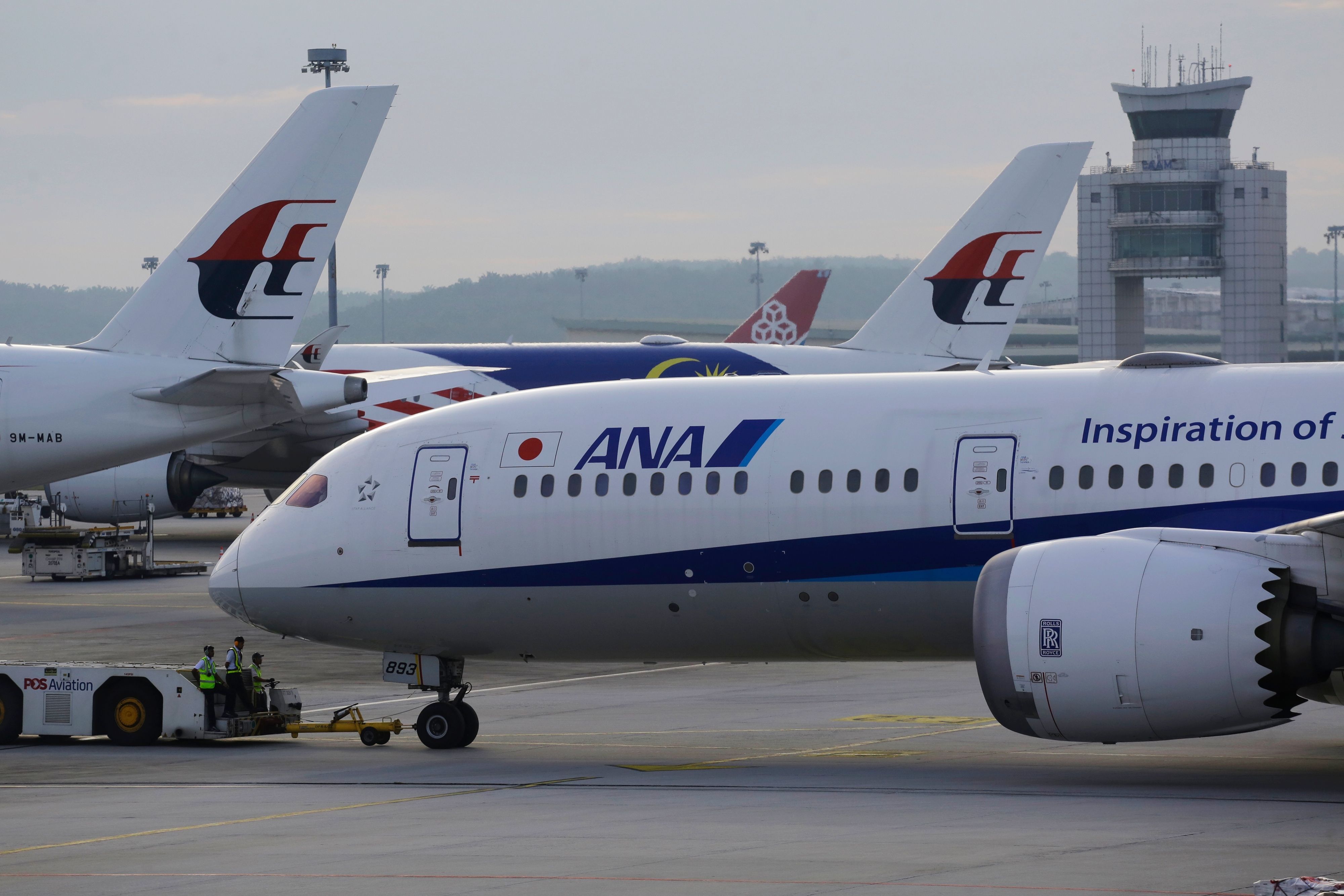 Airplanes at Kuala Lumpur airport