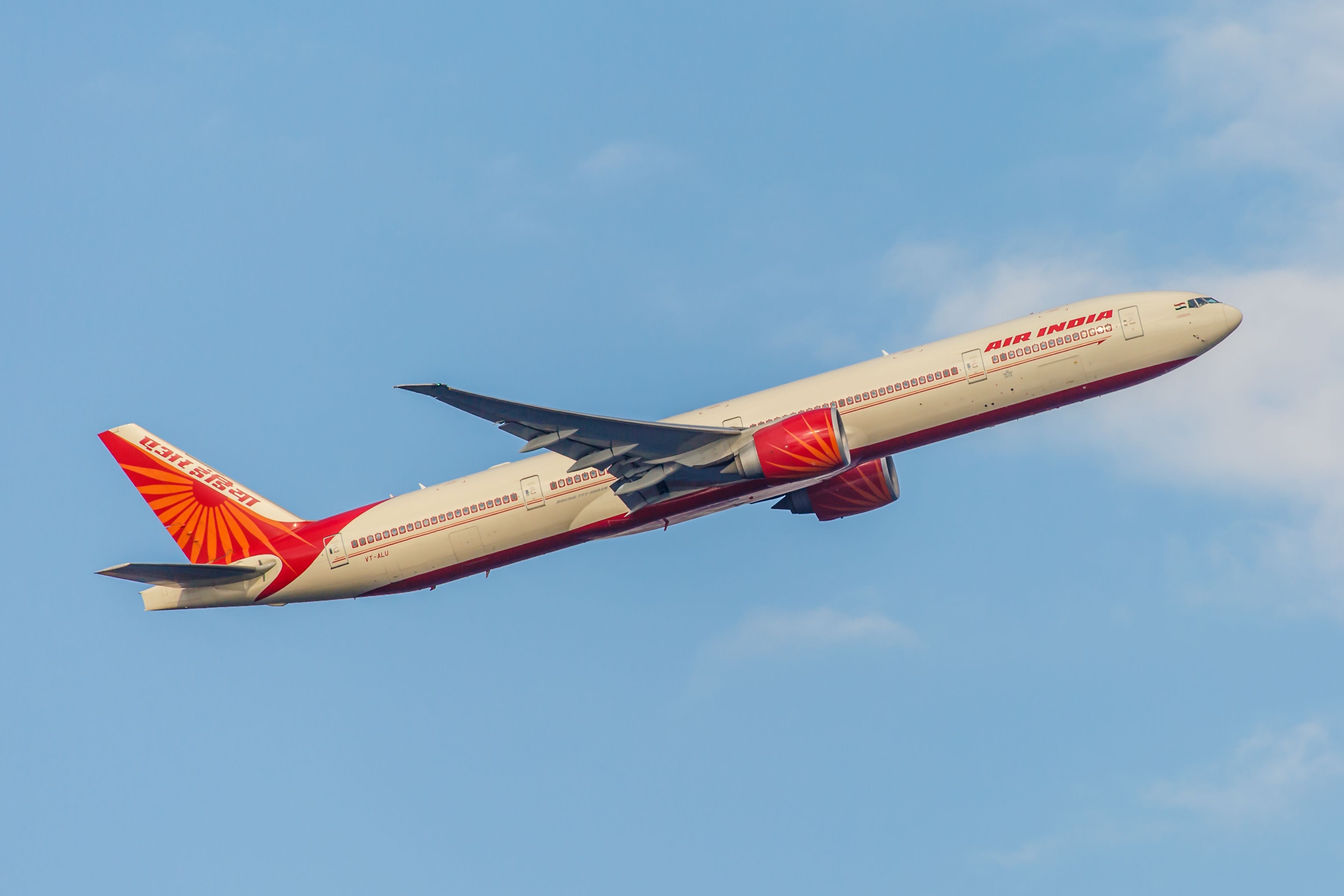 Air India 777 Taking Off
