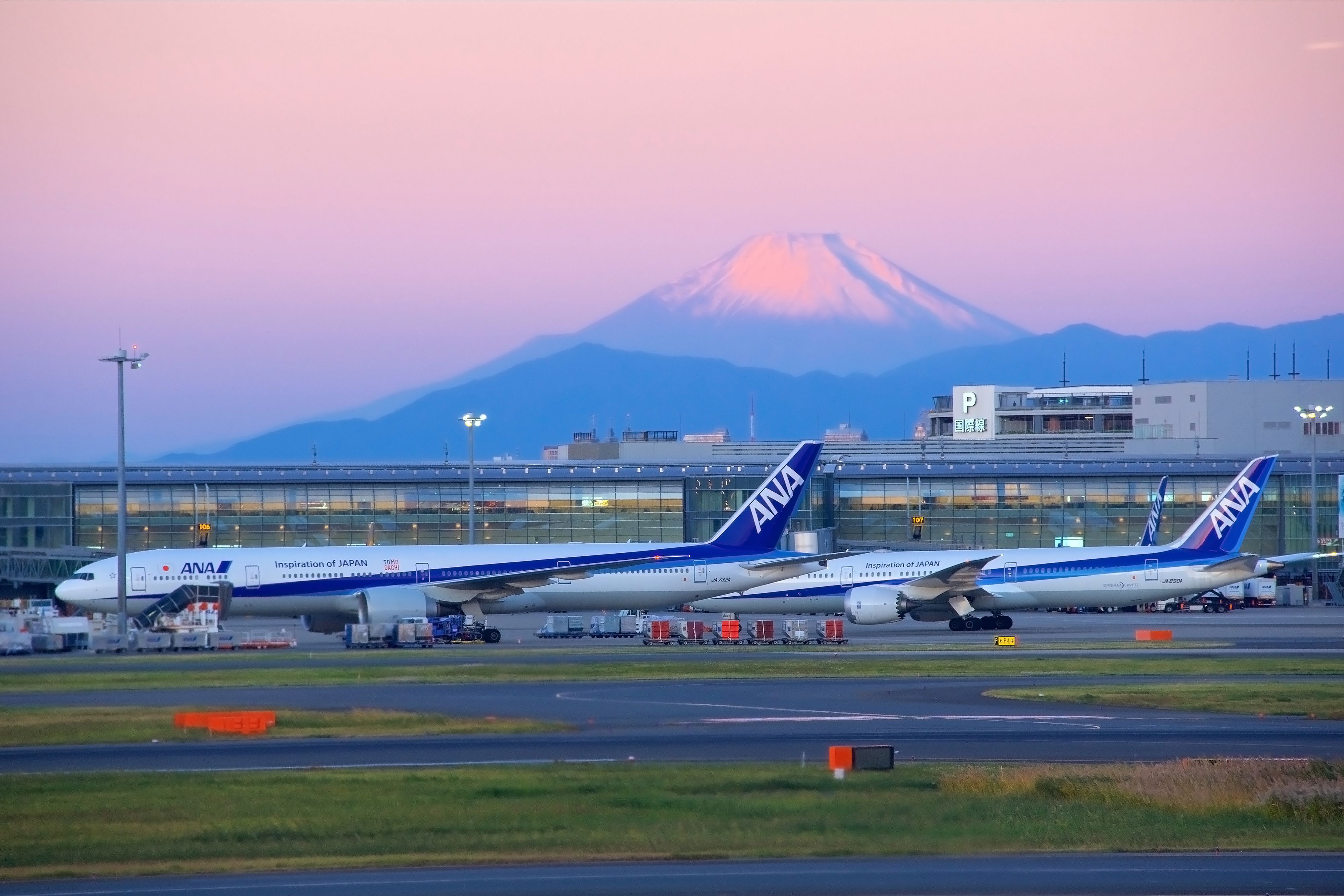 Tokyo Haneda Airport ANA Planes