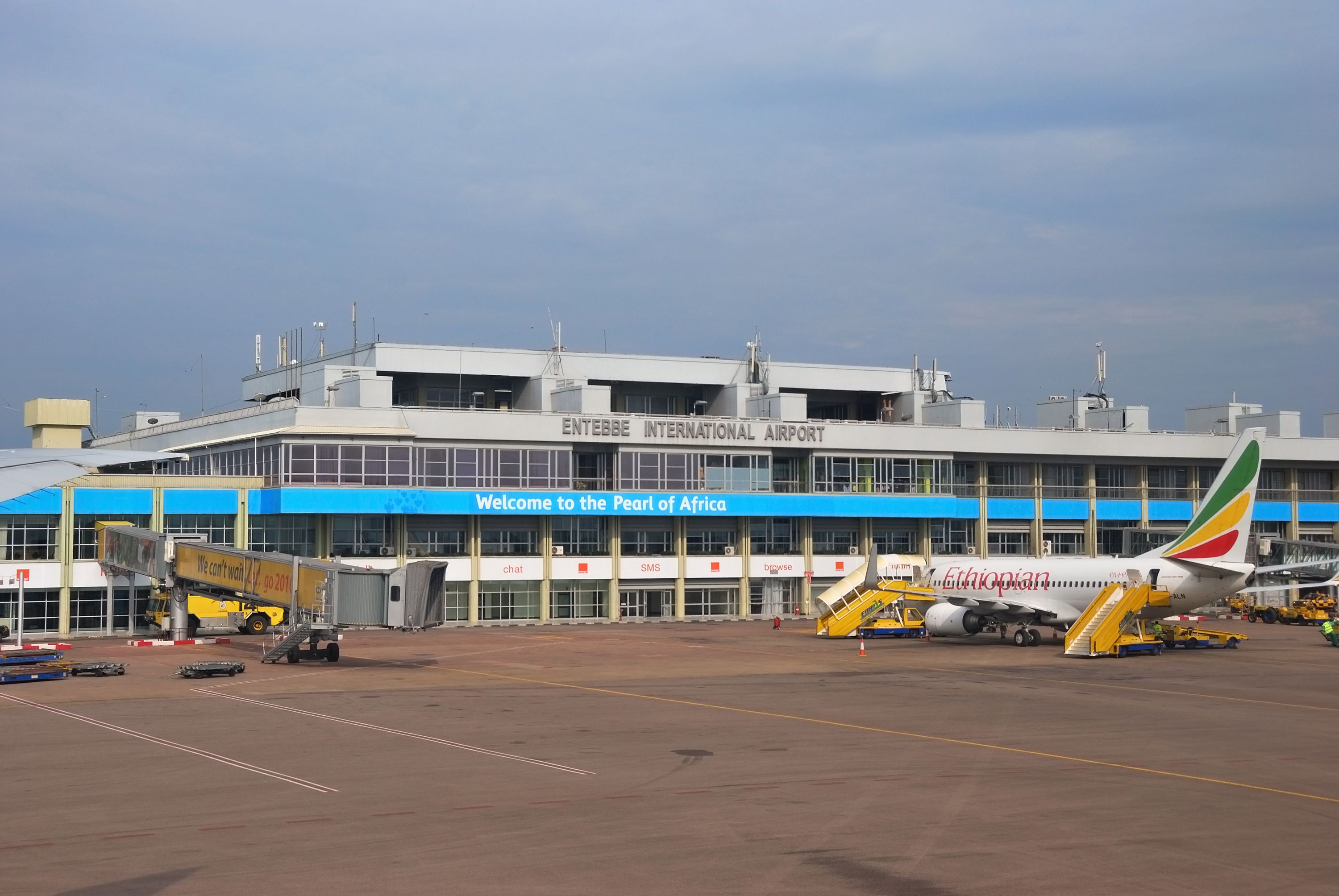 Ethiopian Airways at Entebbe International Airport