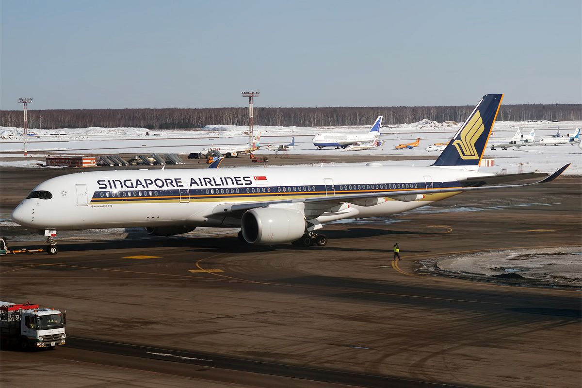 Singapore Airlines, 9V-SMQ, Airbus A350-941