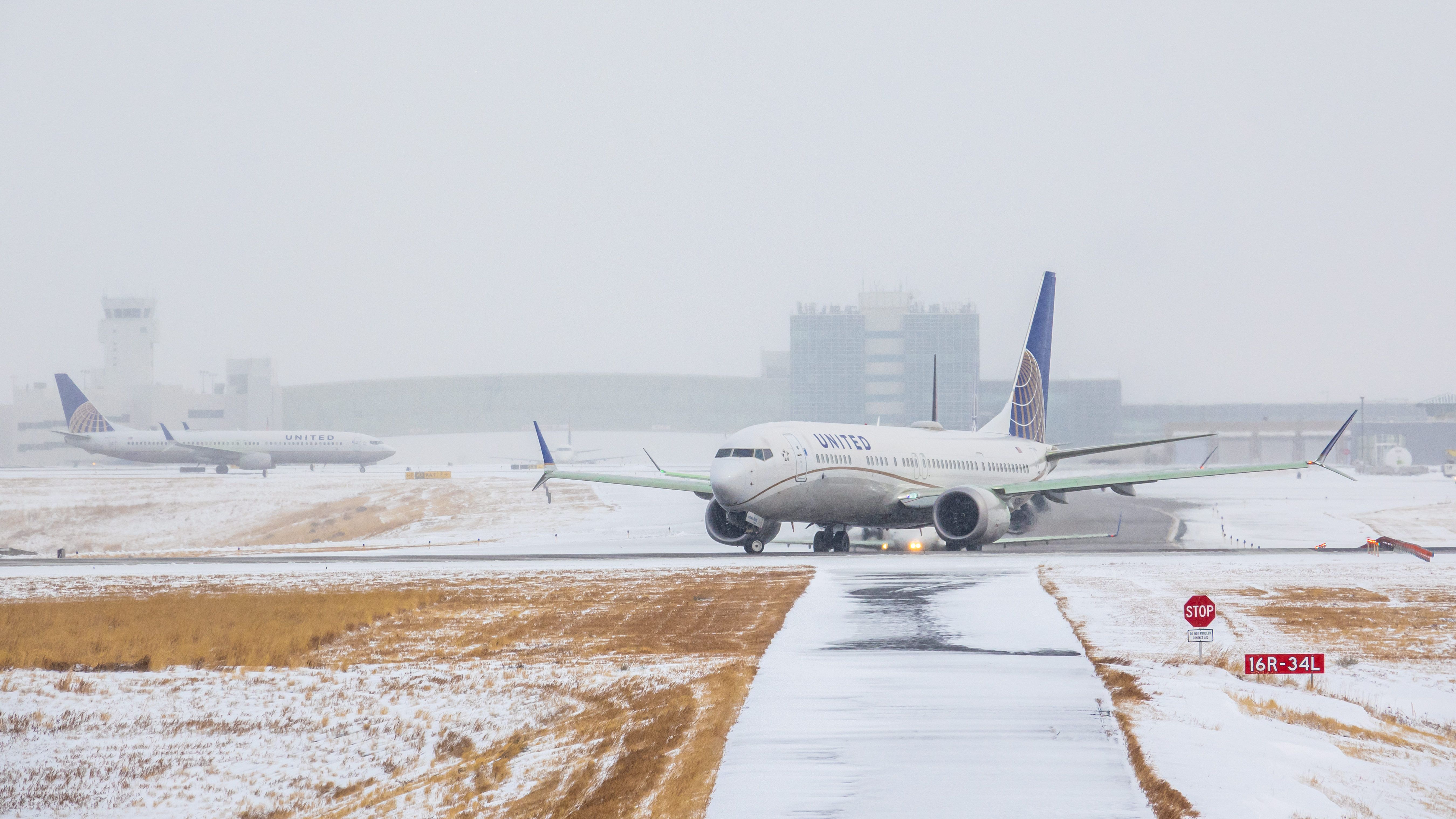United Airlines Planes on Taxiway