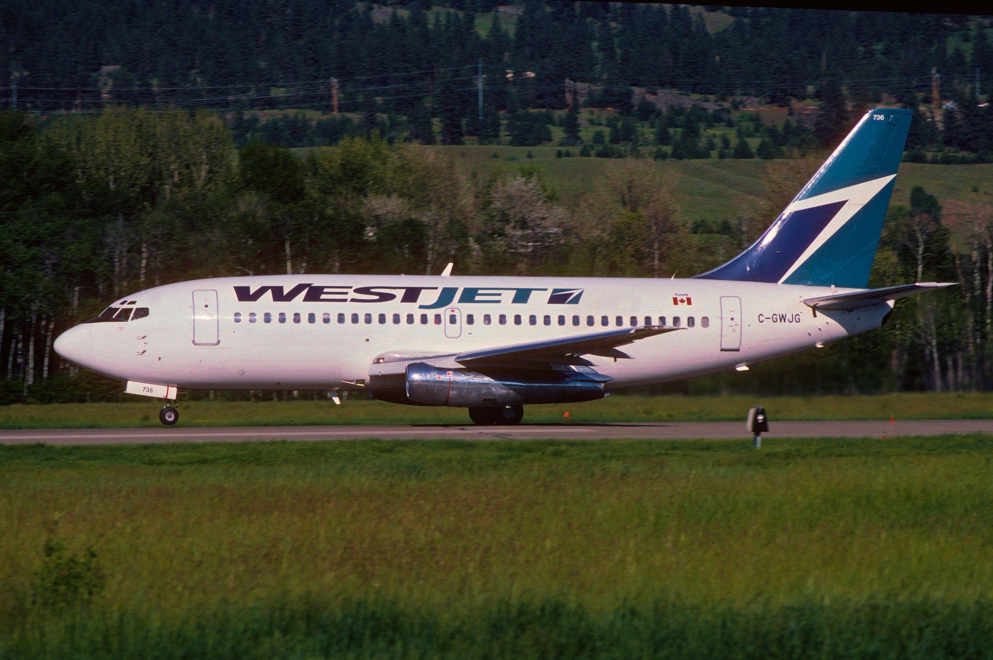 WestJet Boeing 737-200