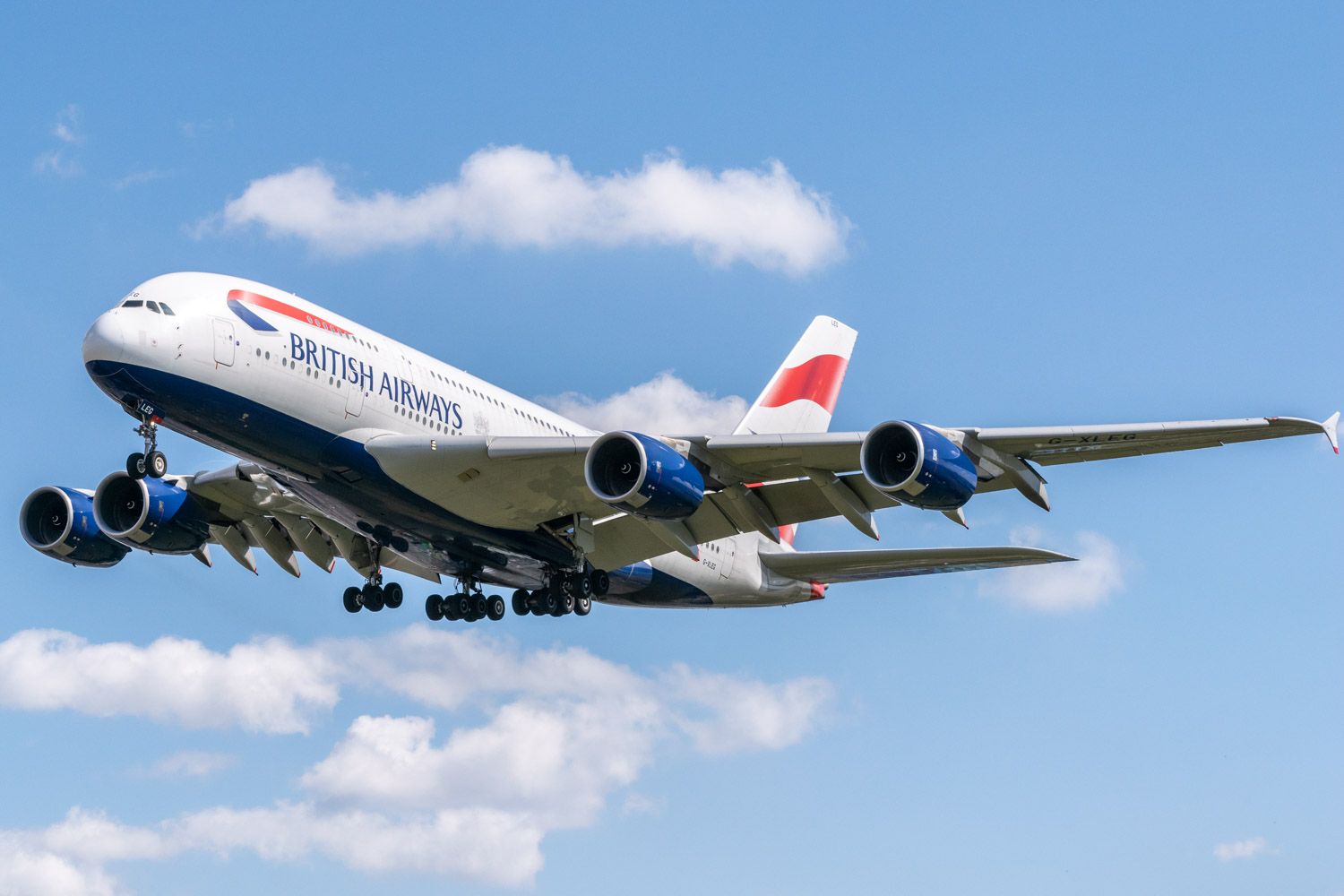 A Boeing 747 aircraft flying for British Airways