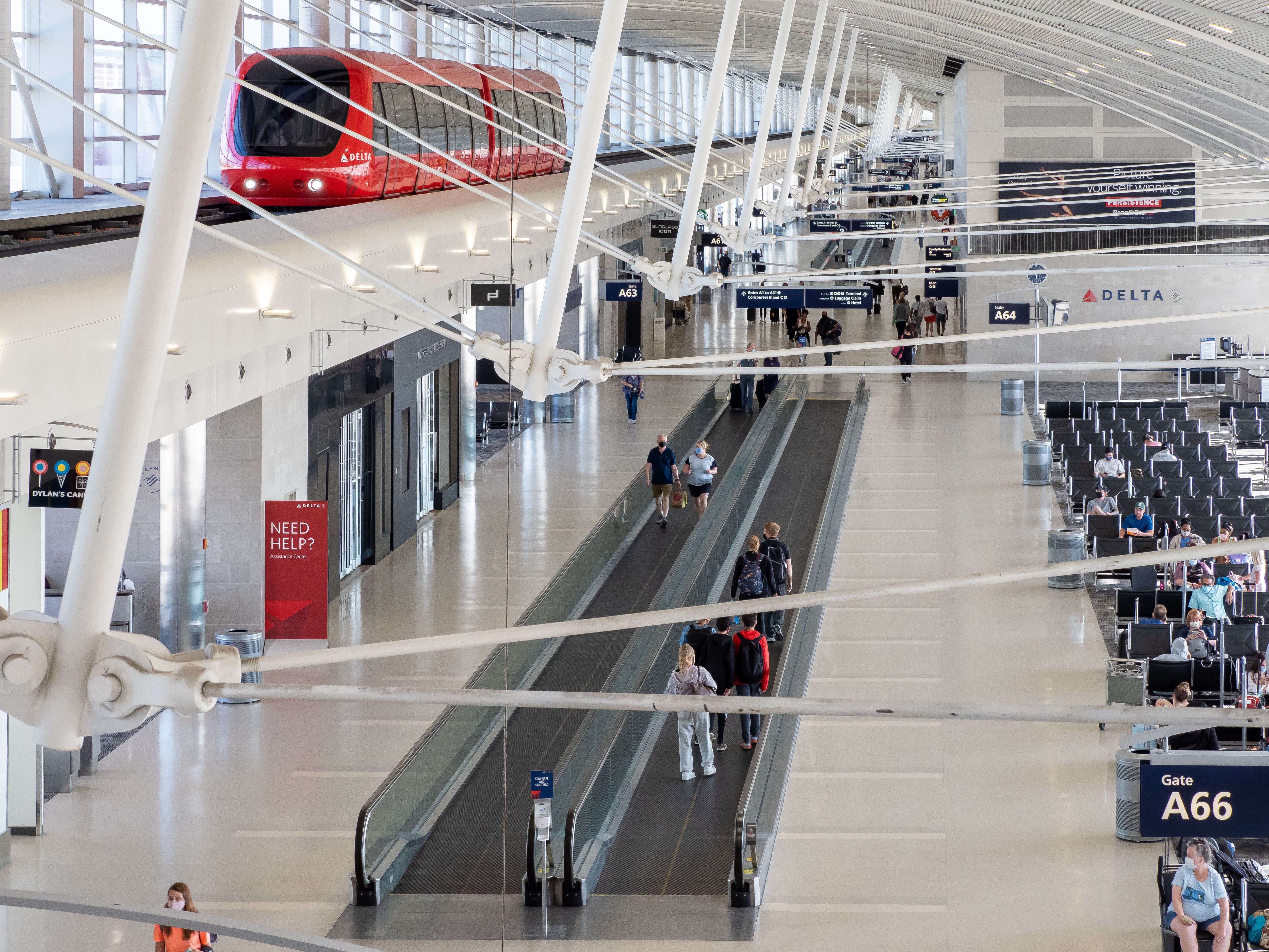 Detroit Airport Concourse