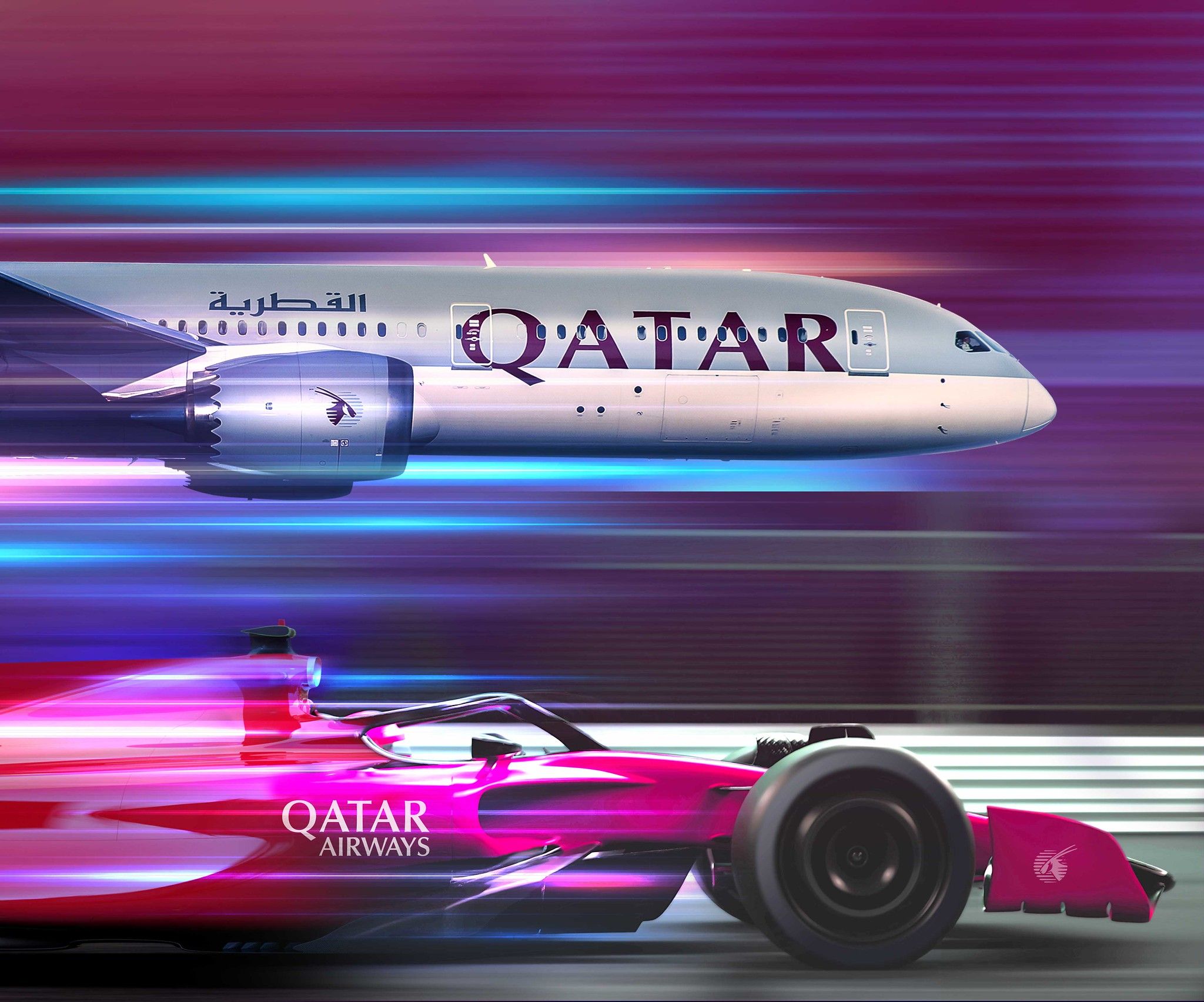 Qatar Airways Revs Up Excitement for Motorsports in 2023 With Live Formula 1 Car Demonstration at Lusail Boulevard