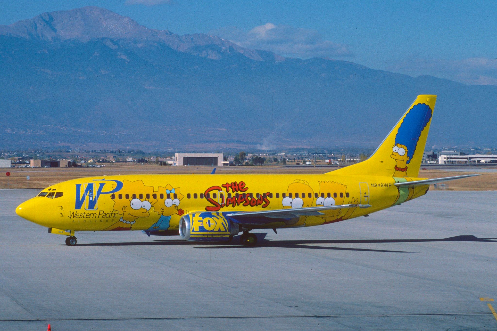 Western Pacific Boeing 737 Simpsons