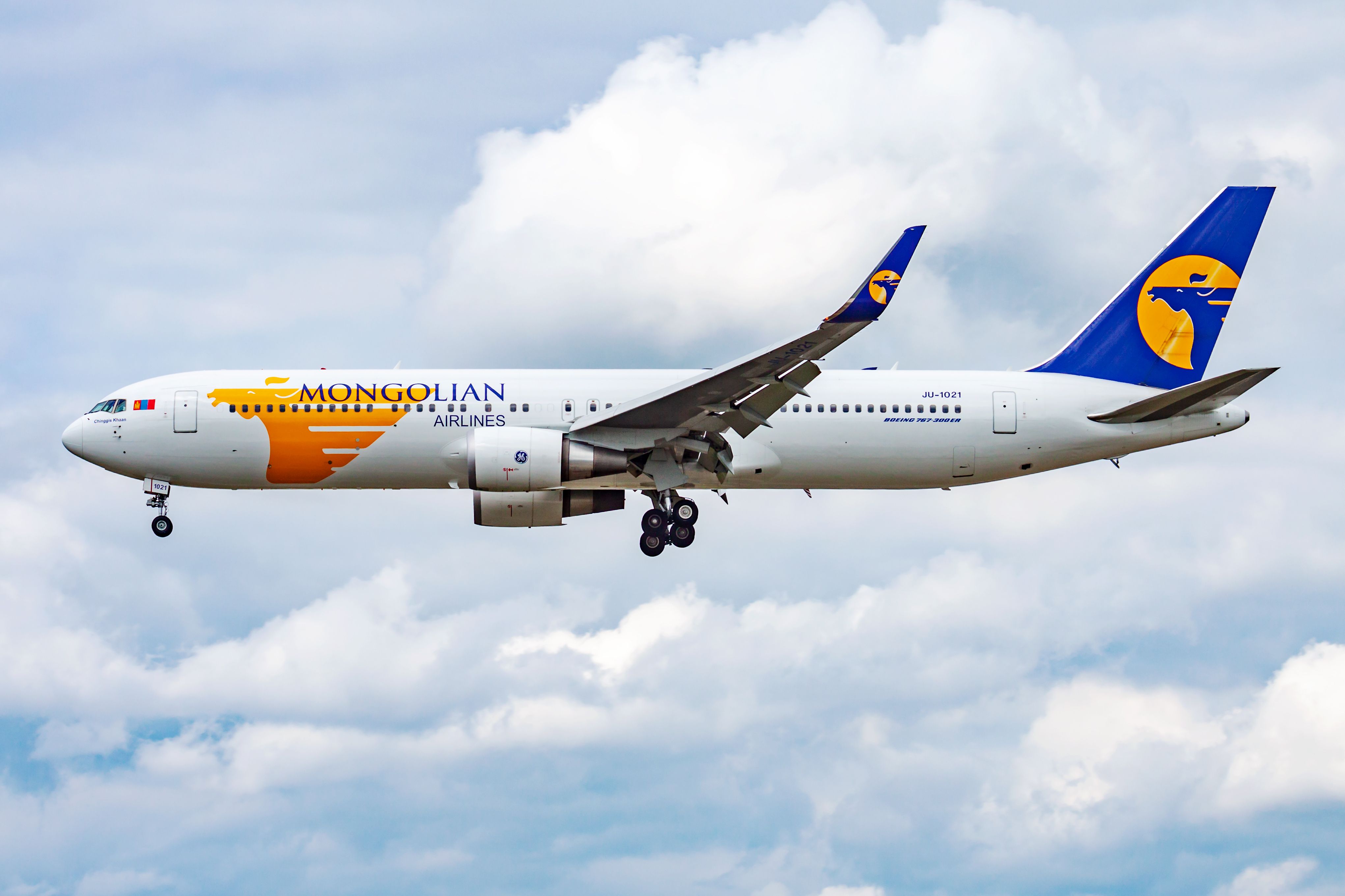 A MIAT Mongolian Airlines Boeing 767-300 