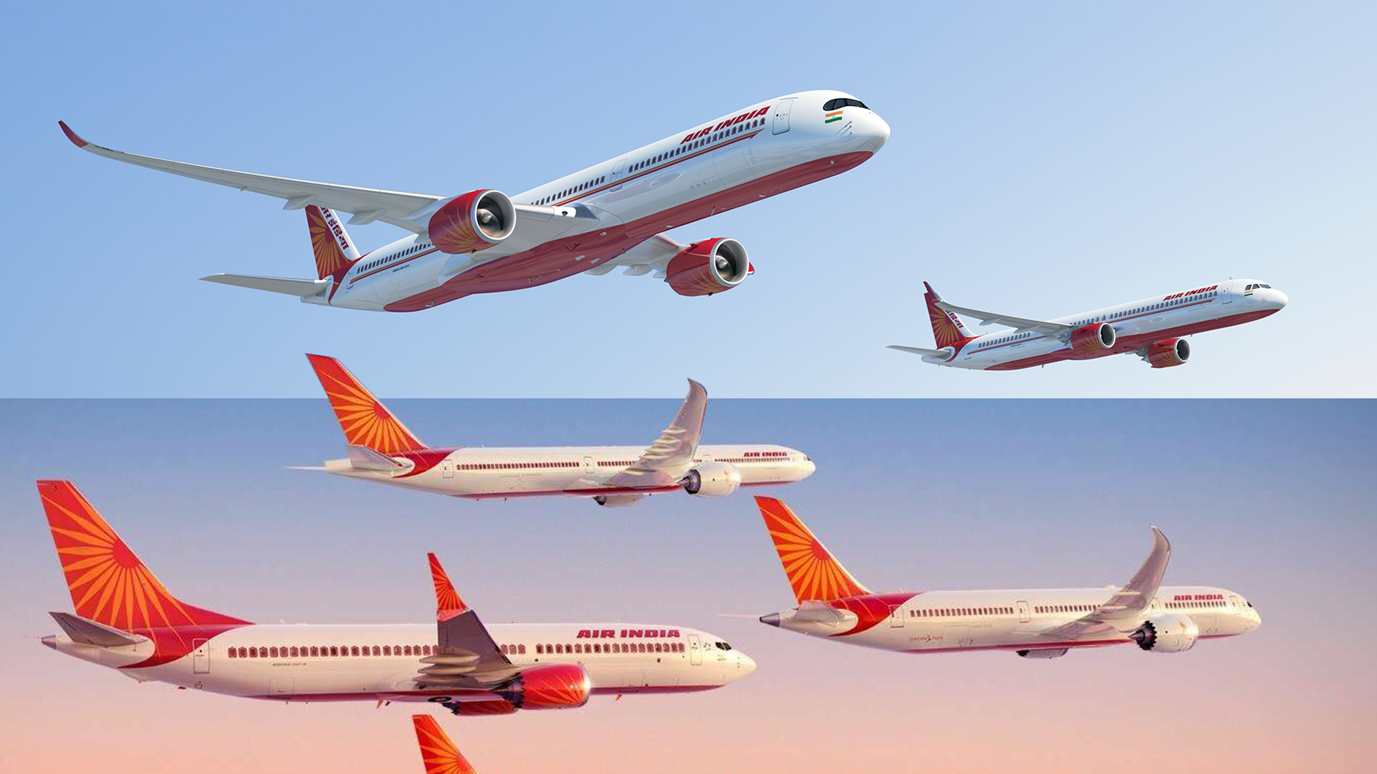 Airbus and Boeing Orders by Air India