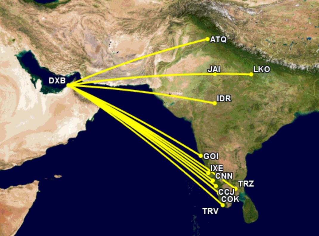 Air India Express Dubai Network 
