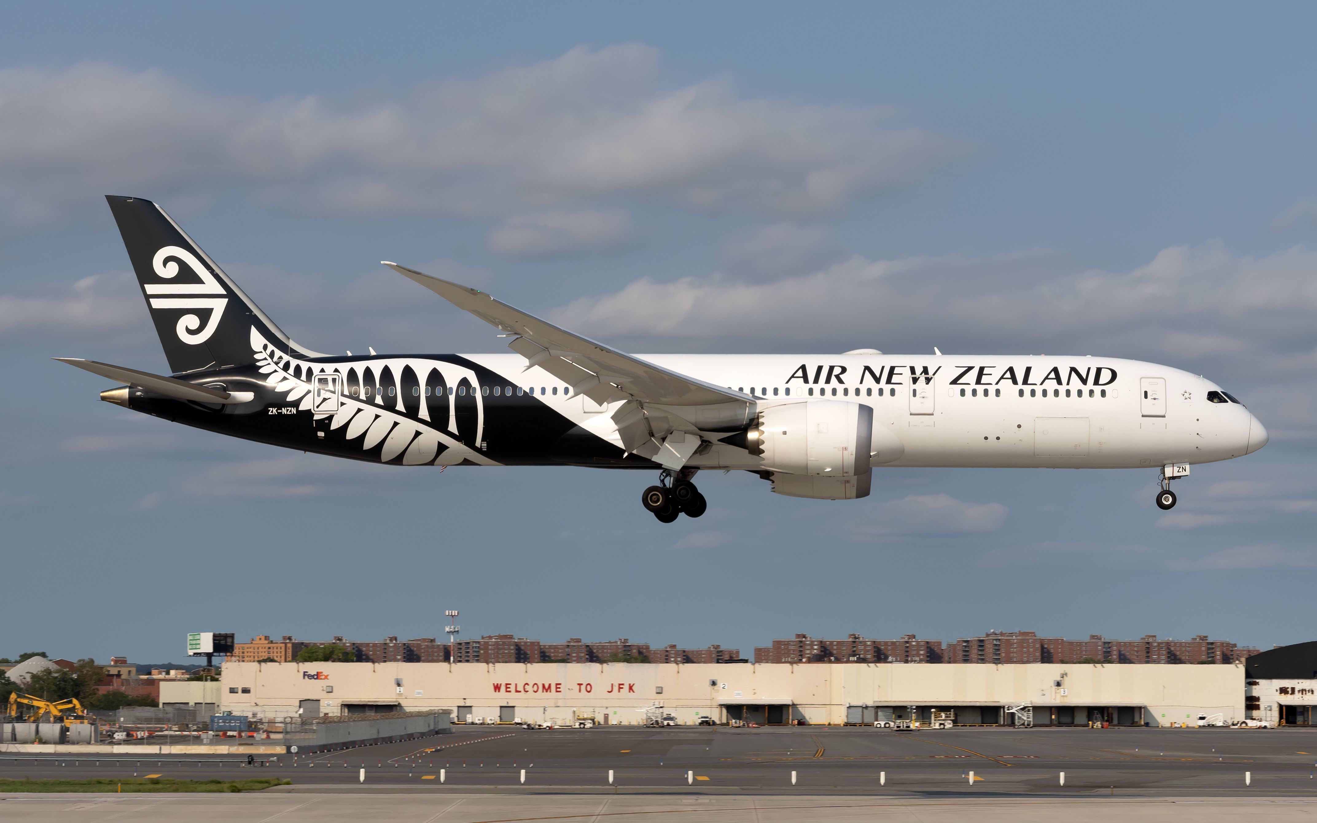 Air New Zealand Boeing 787 at JFK