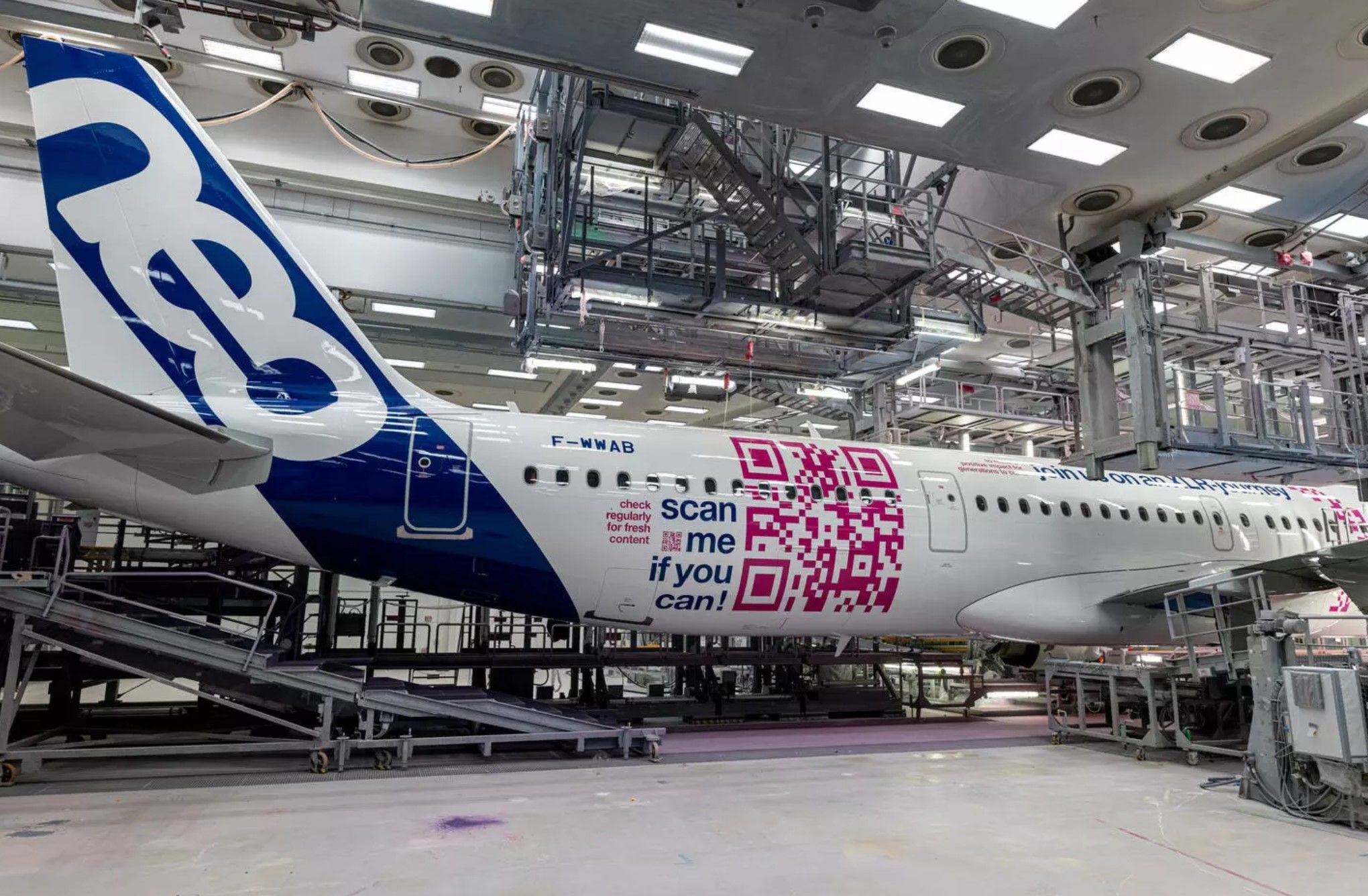 Airbus A321XLR paint tail