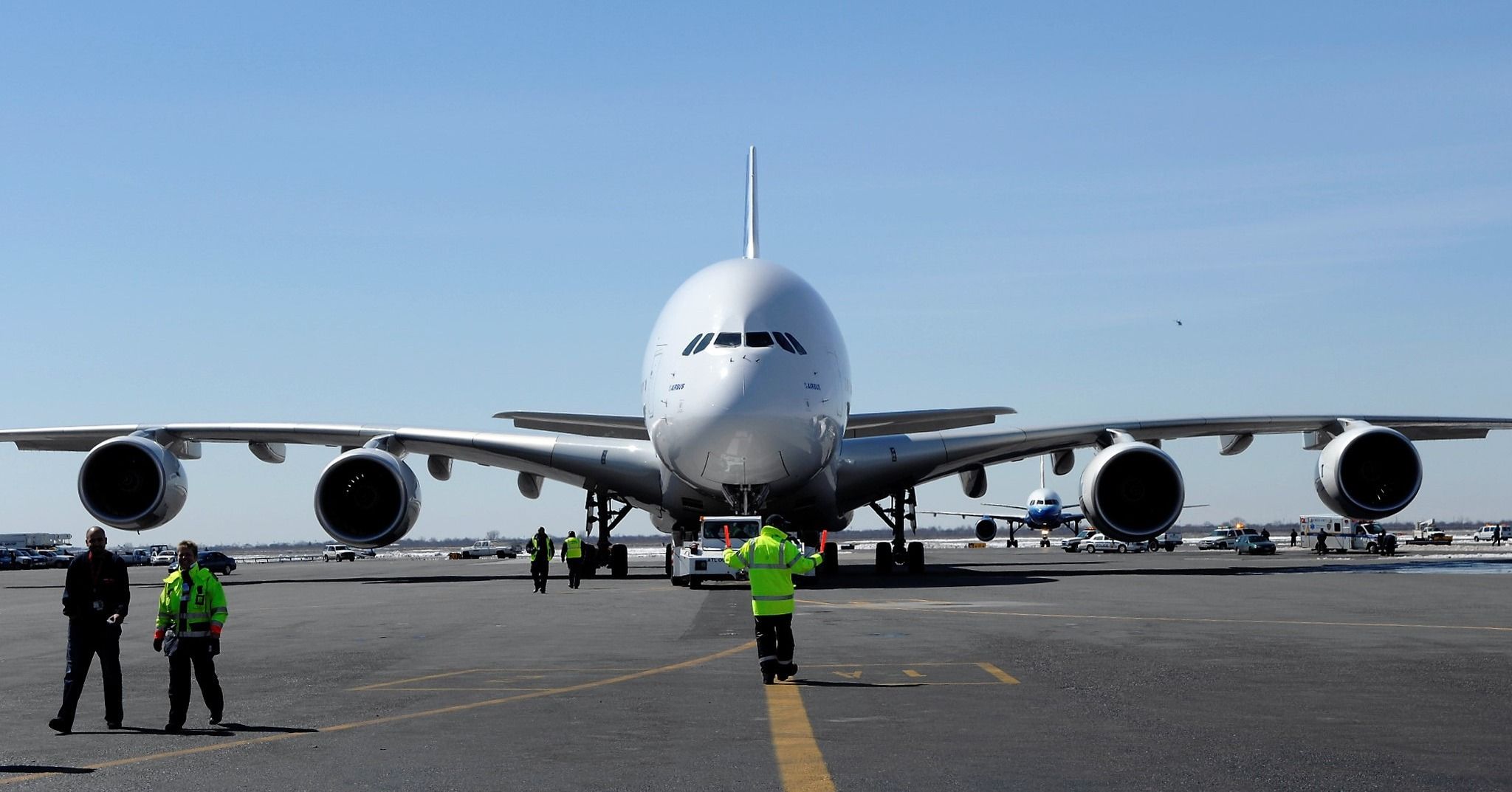 Airbus A380 JFK Airport